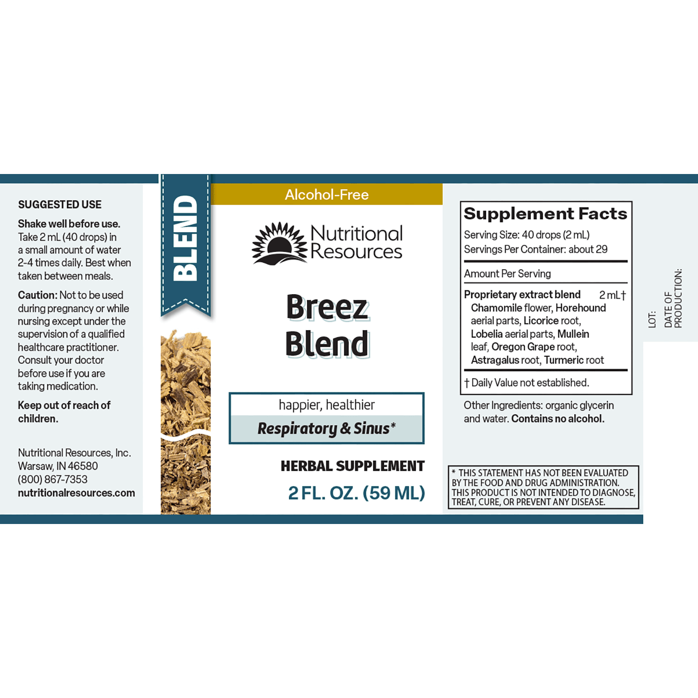 Breez Blend - Nutritional Resources