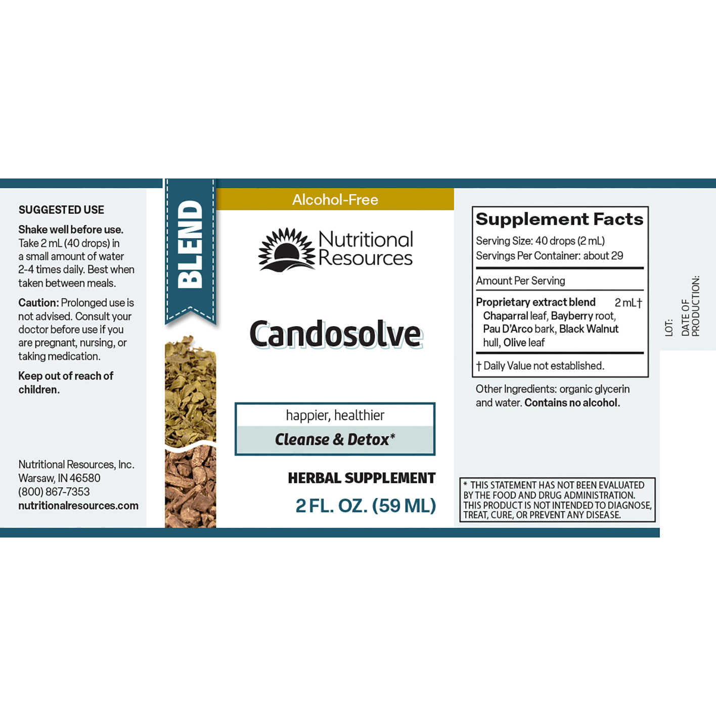 Candosolve - Nutritional Resources