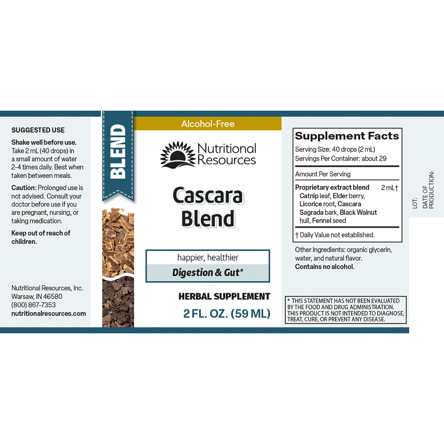 Cascara Blend - Nutritional Resources