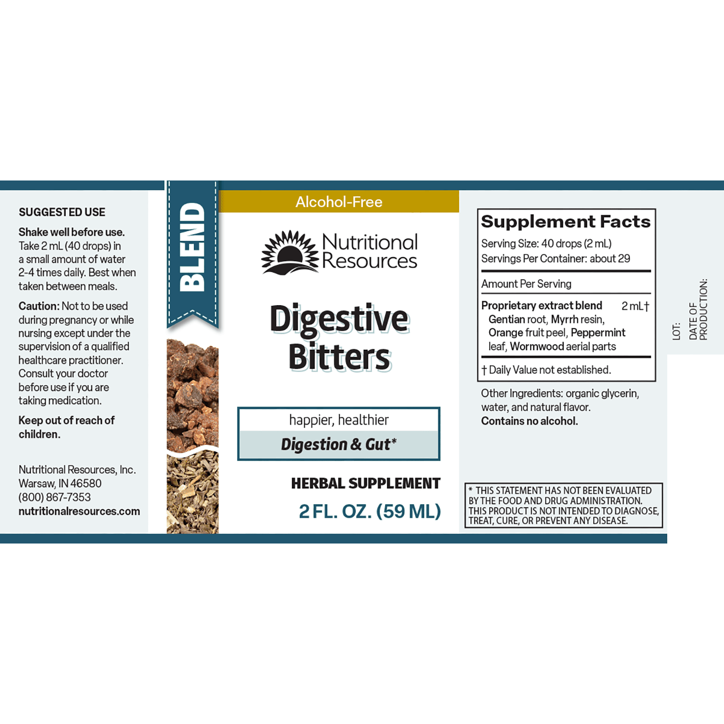 Digestive Bitters - Nutritional Resources