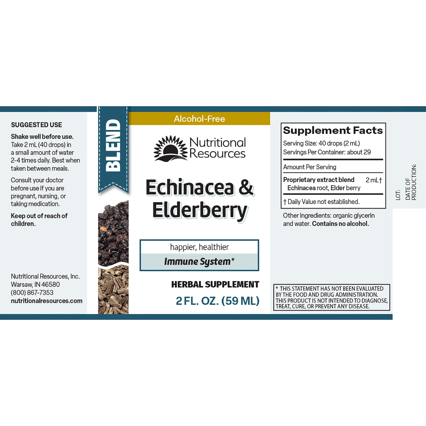 Echinacea & Elderberry - Nutritional Resources