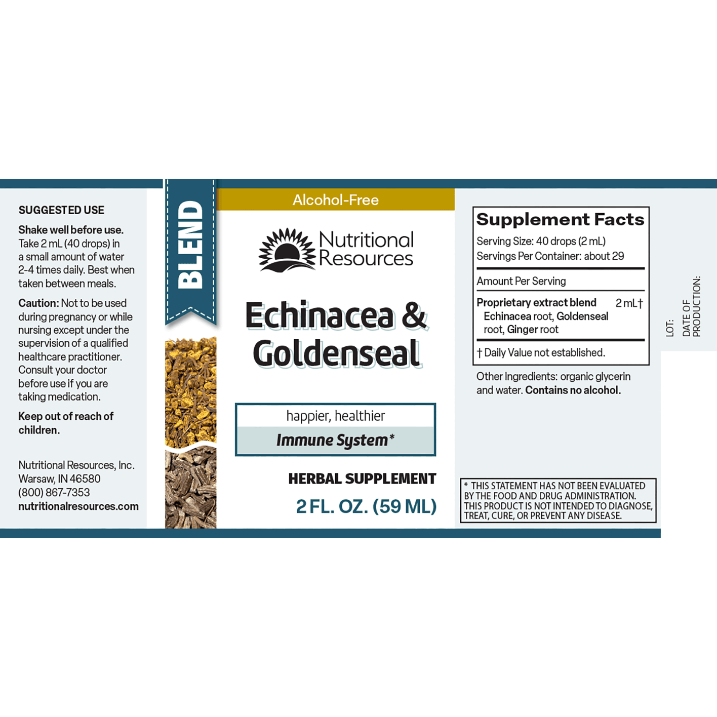 Echinacea & Goldenseal - Nutritional Resources