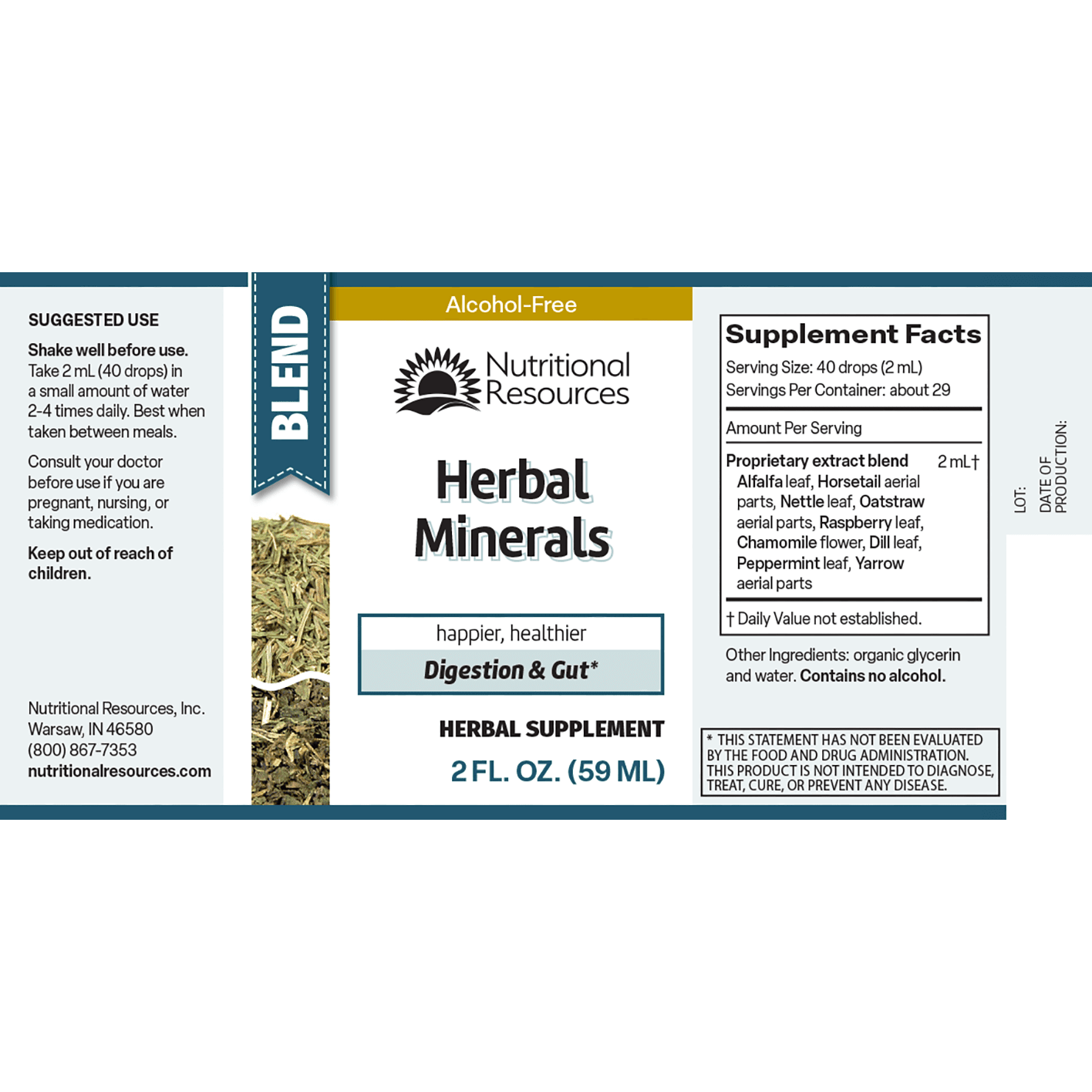 Herbal Minerals - Nutritional Resources