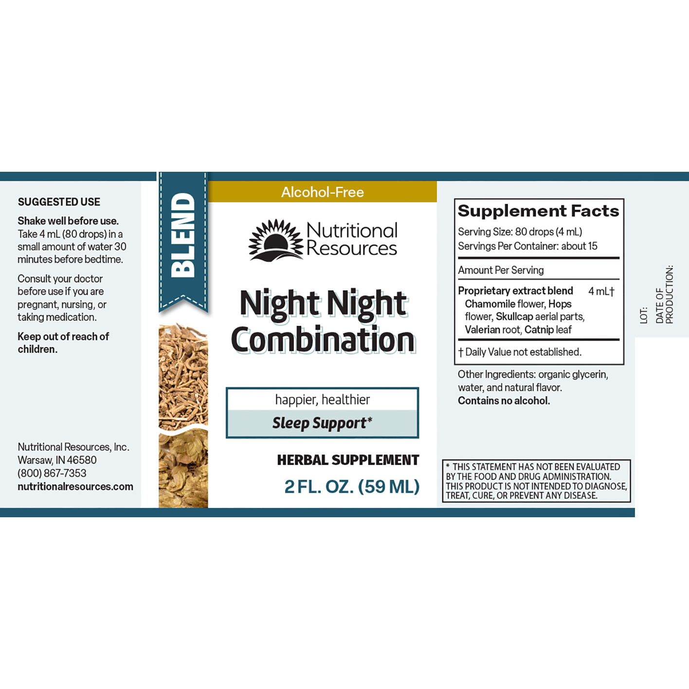 Night Night Combination - Nutritional Resources