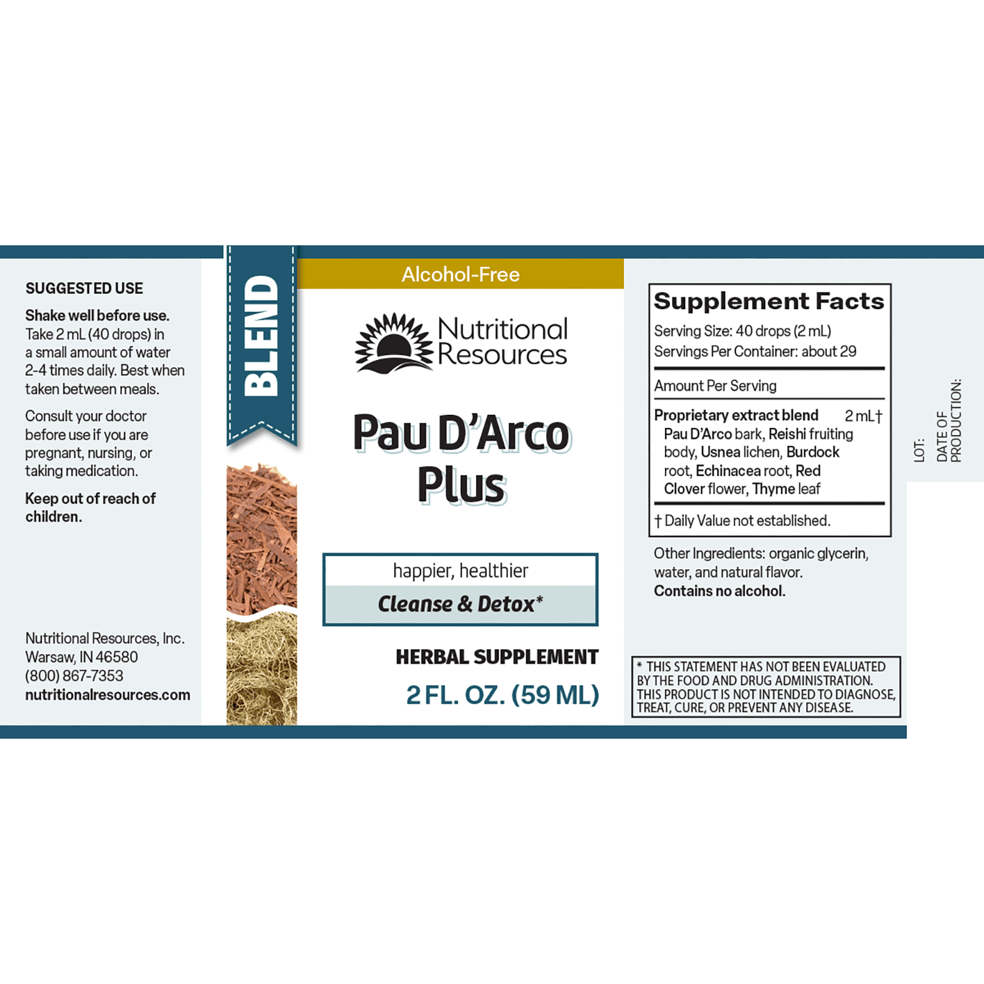 Pau D'Arco Plus - Nutritional Resources