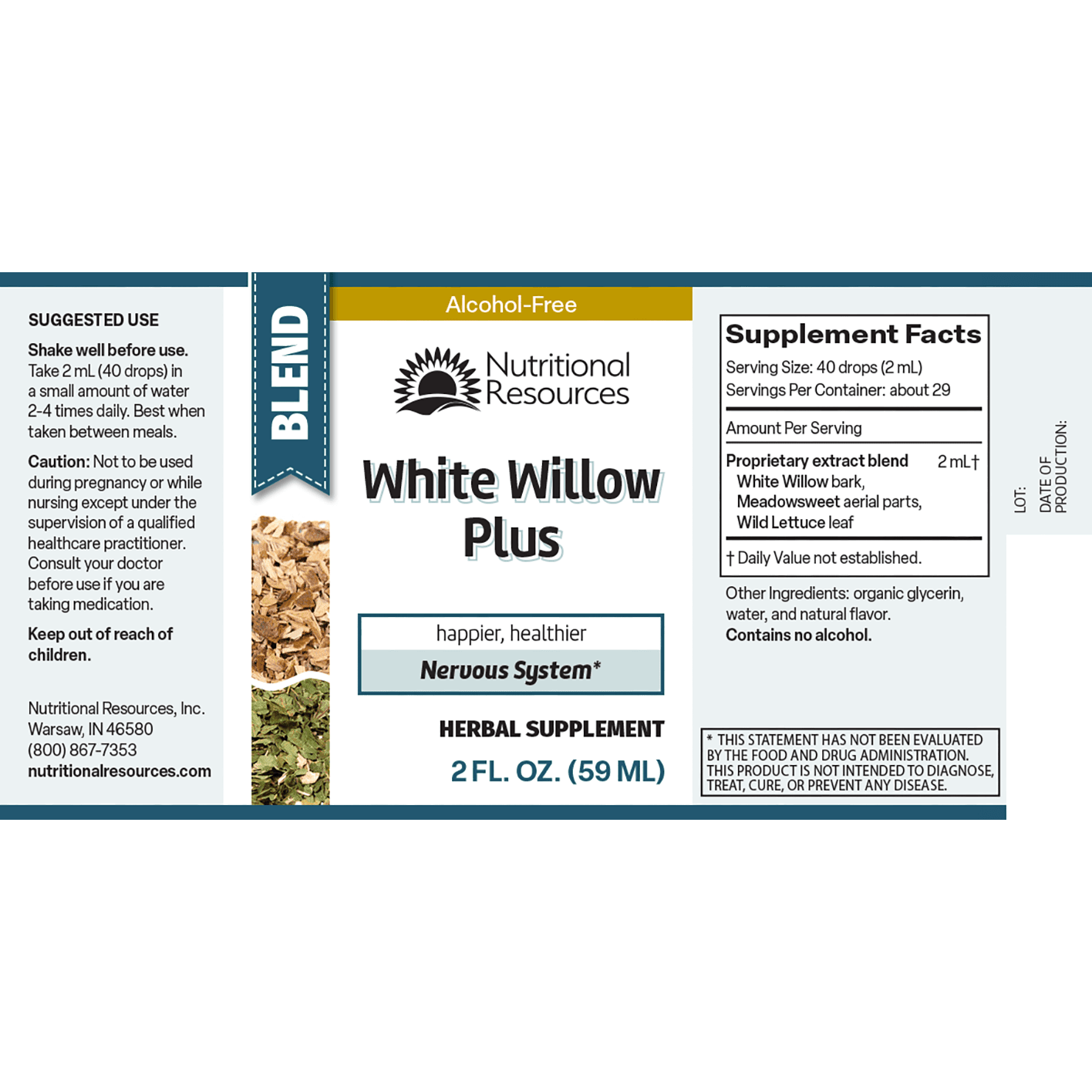 White Willow Plus - Nutritional Resources