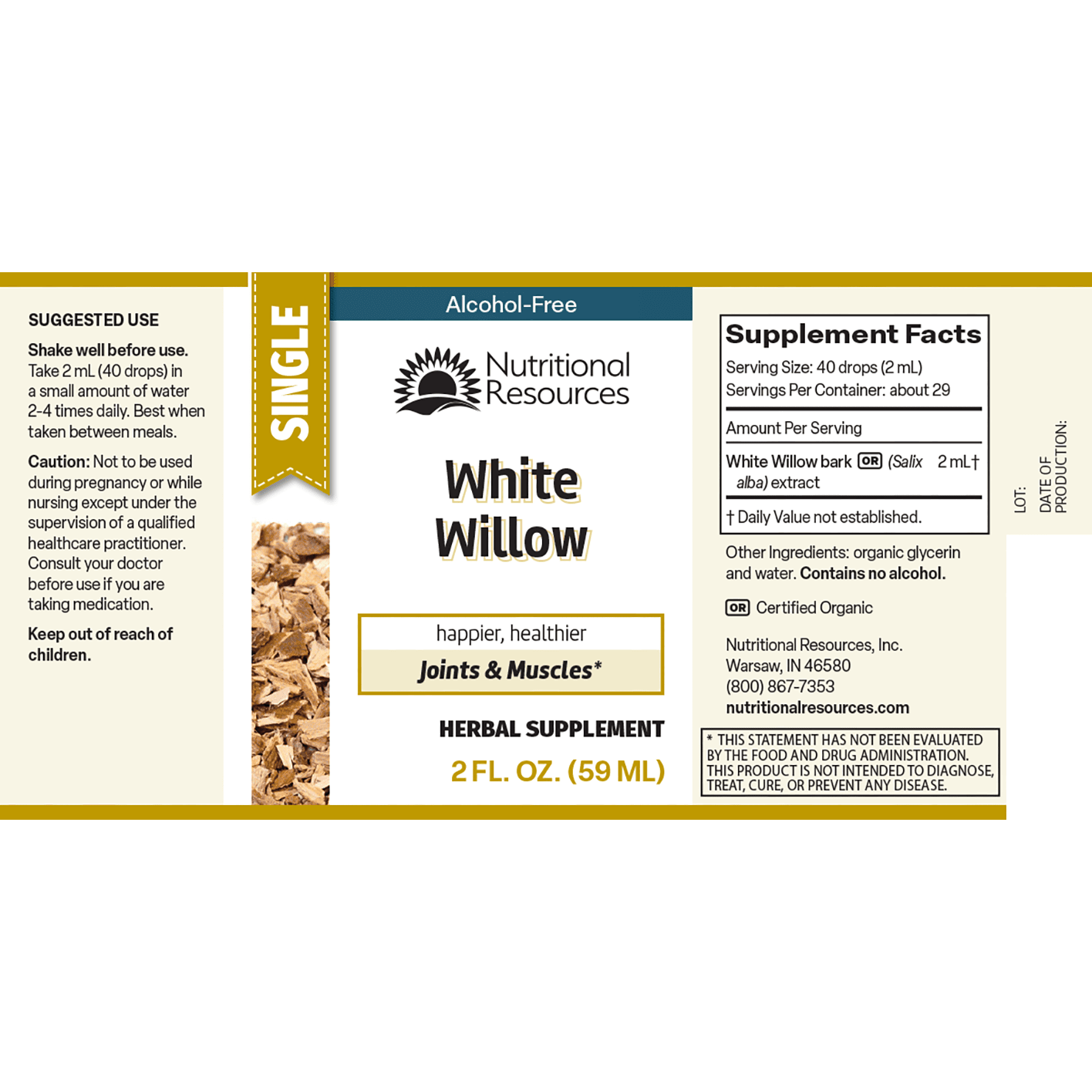 White Willow - Nutritional Resources