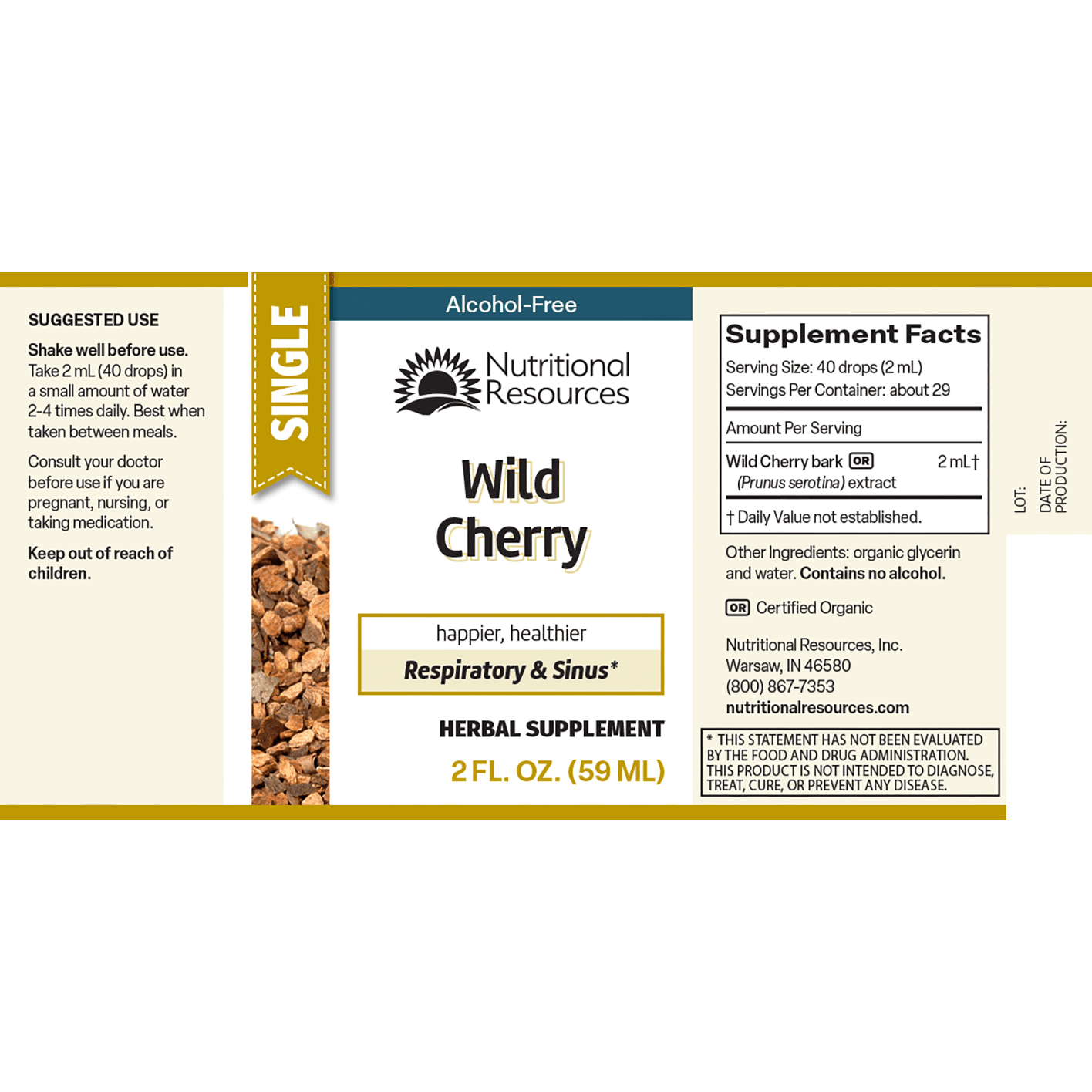 Wild Cherry - Nutritional Resources