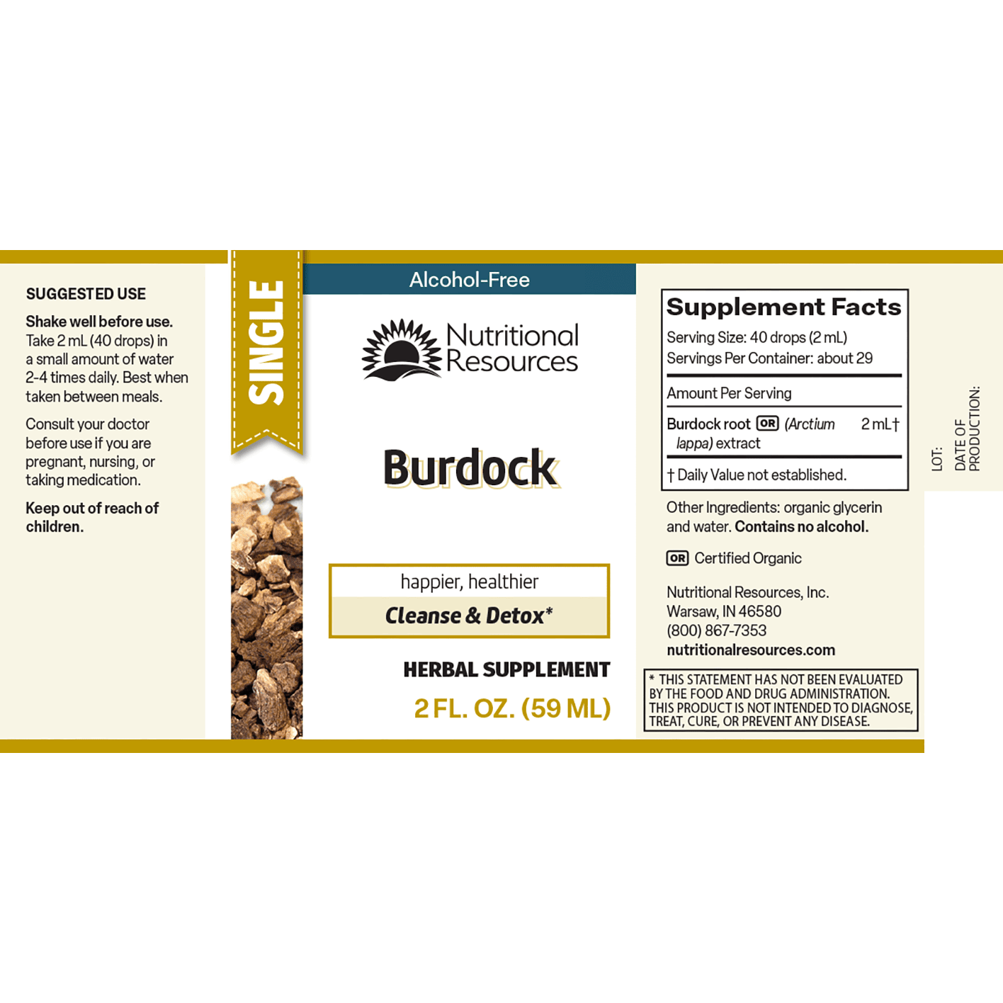 Burdock - Nutritional Resources