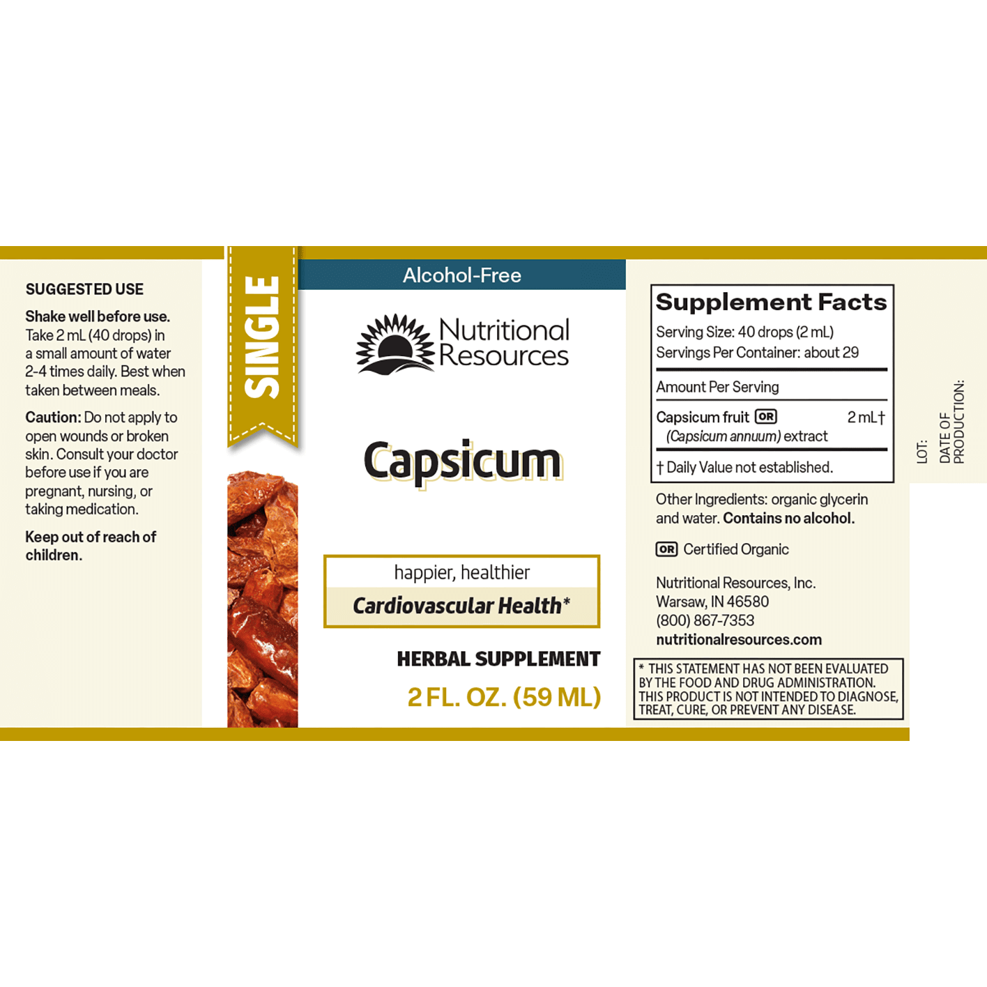 Capsicum - Nutritional Resources