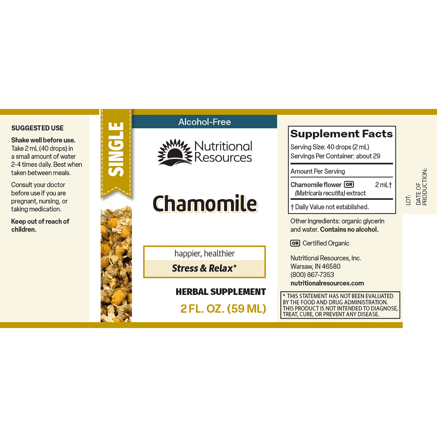 Chamomile - Nutritional Resources