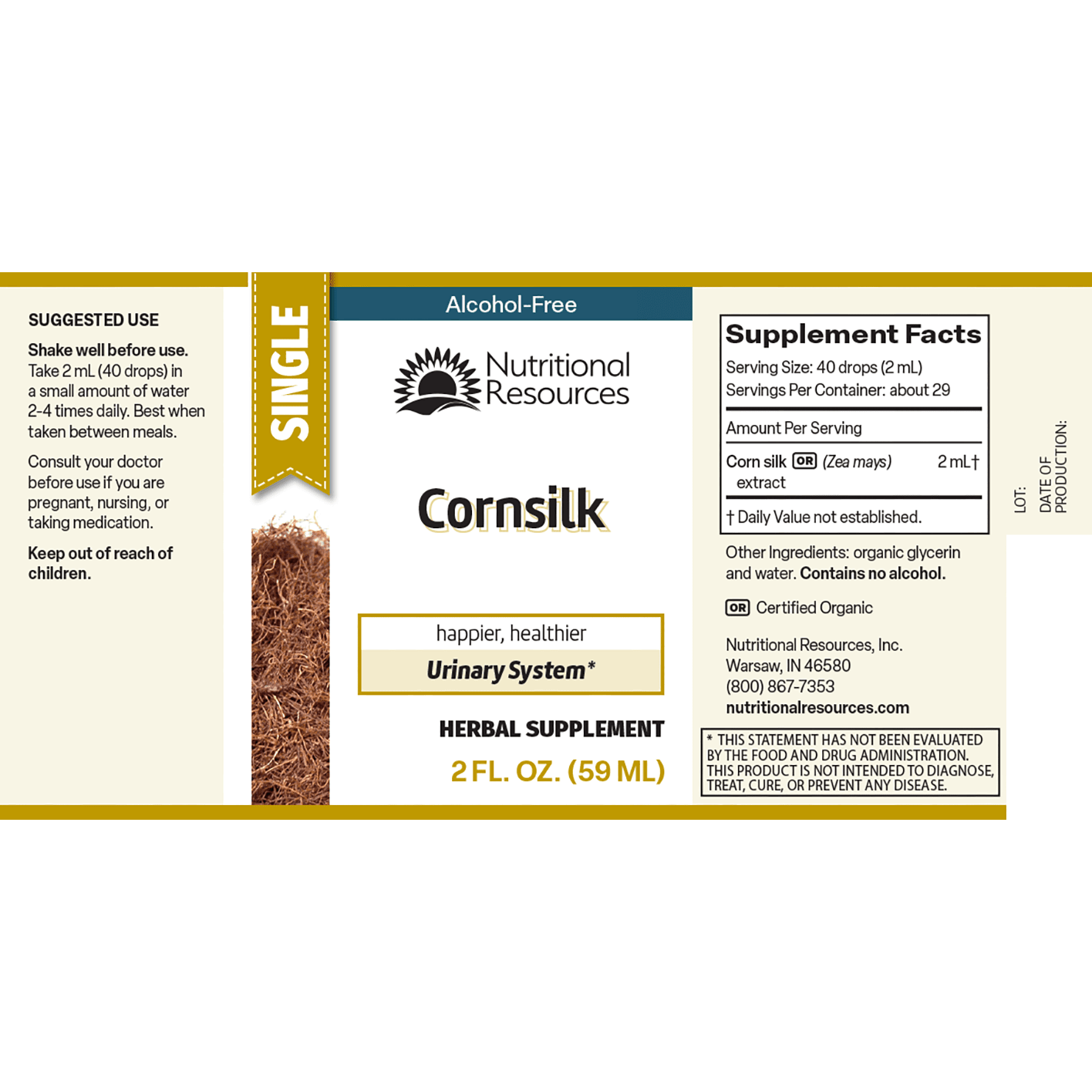 Cornsilk - Nutritional Resources