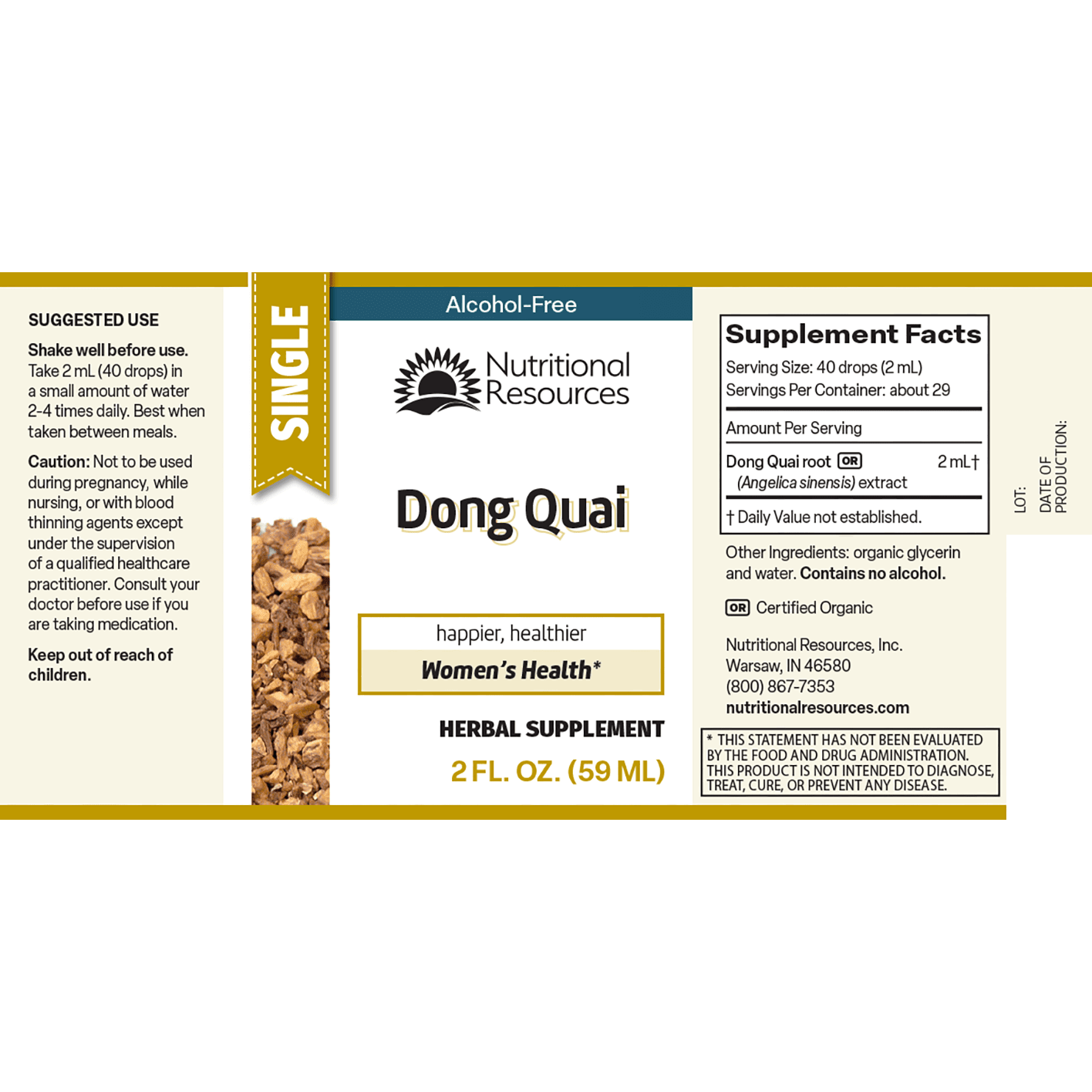 Dong Quai - Nutritional Resources
