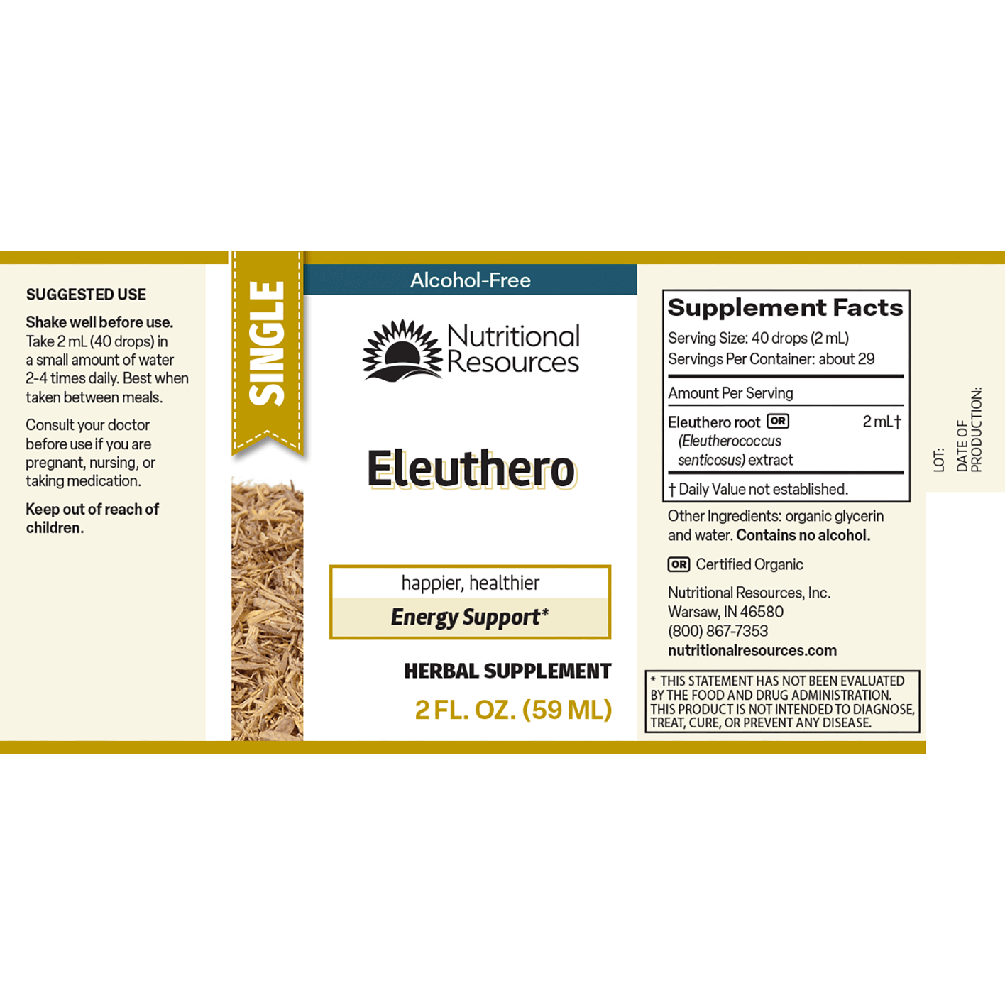 Eleuthero (Siberian Ginseng)