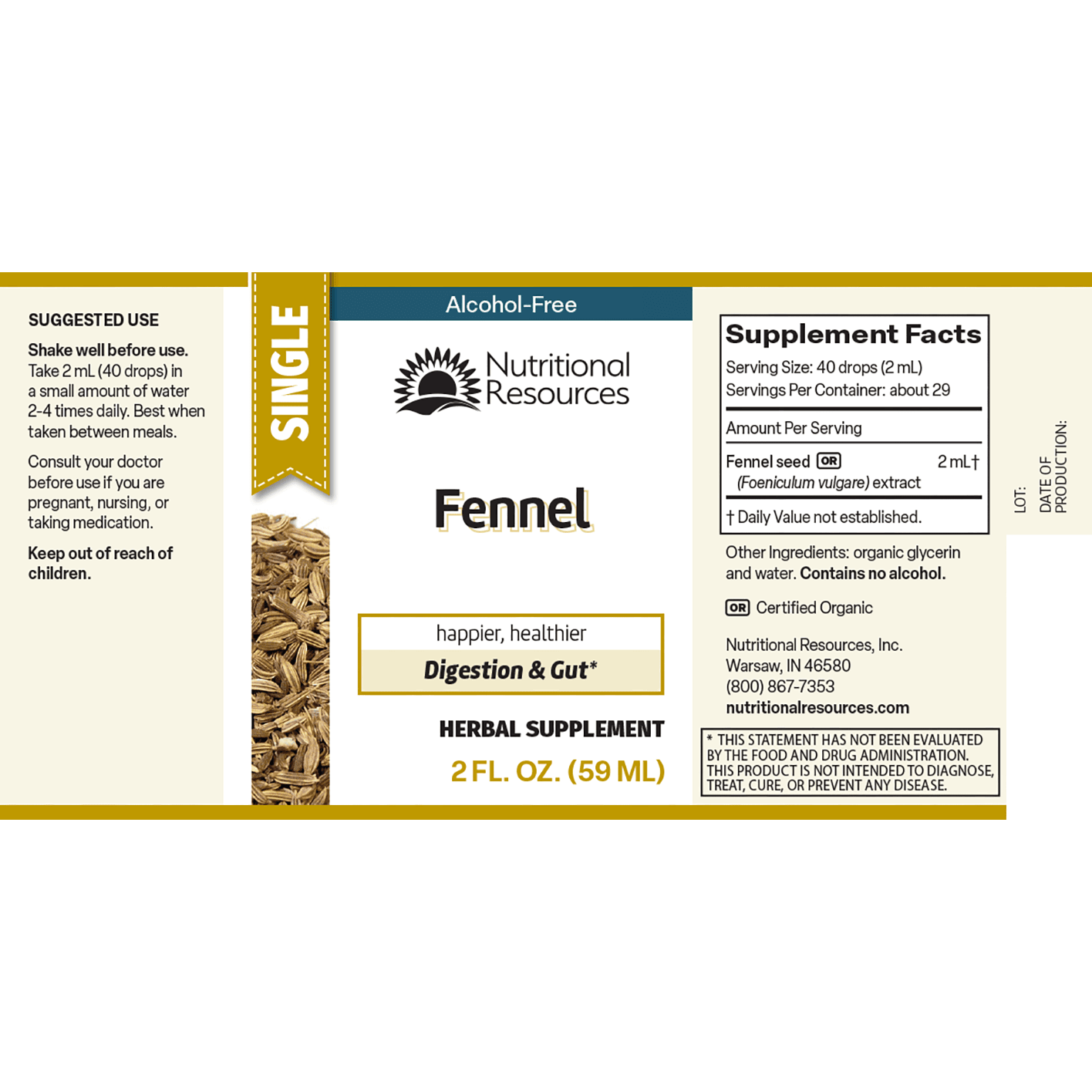 Fennel - Nutritional Resources