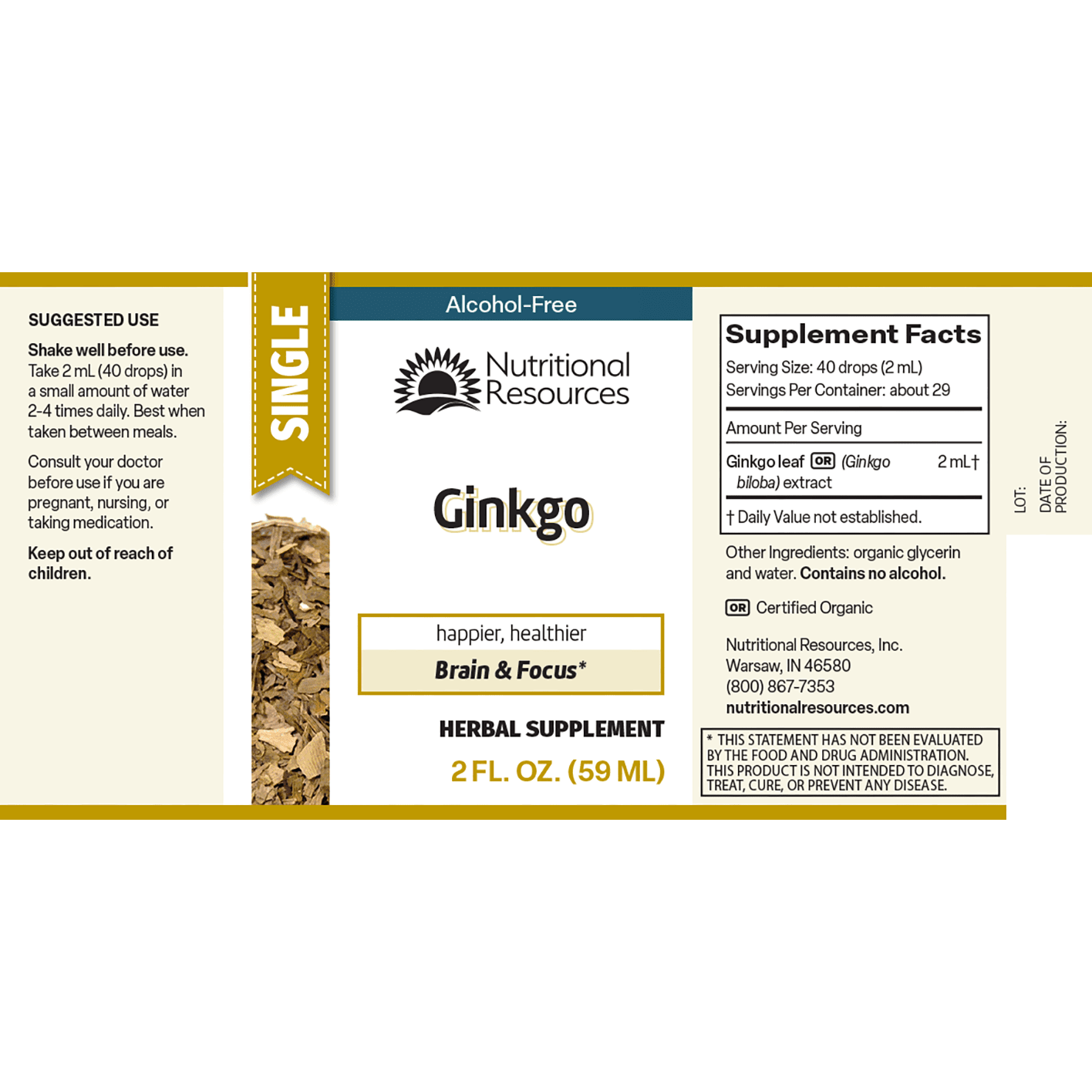 Ginkgo - Nutritional Resources