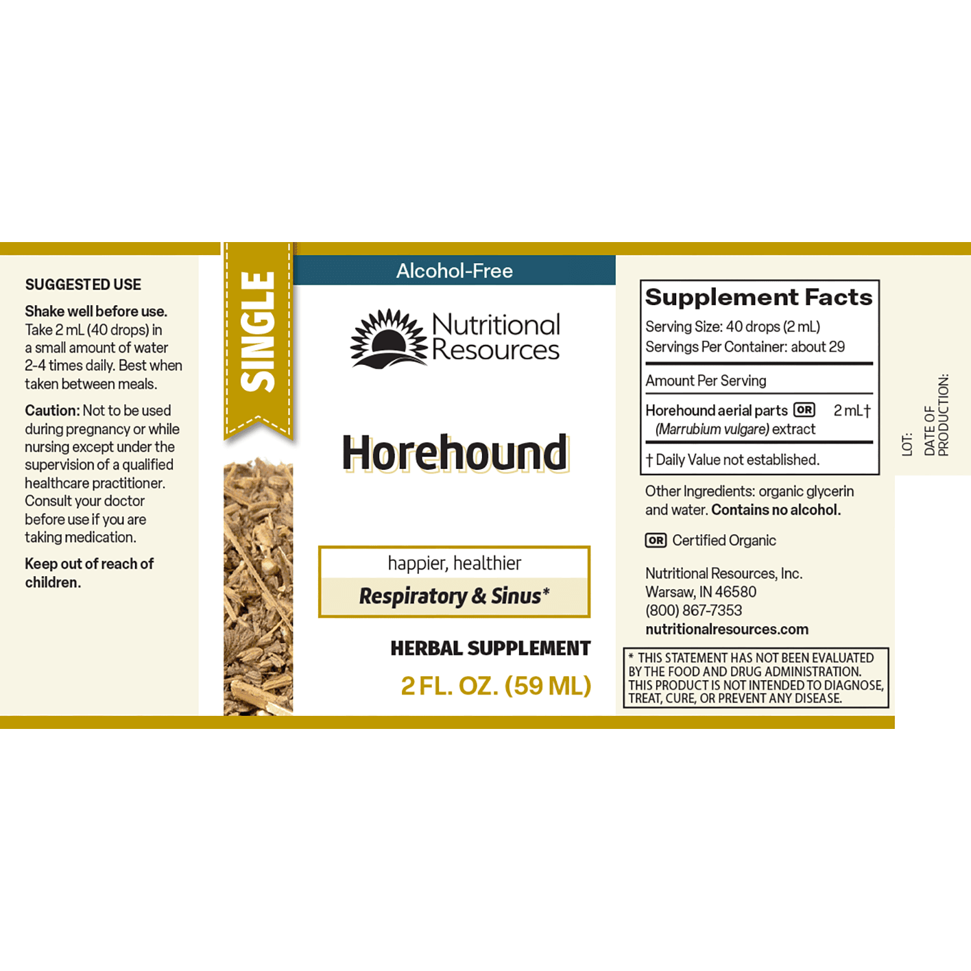 Horehound - Nutritional Resources