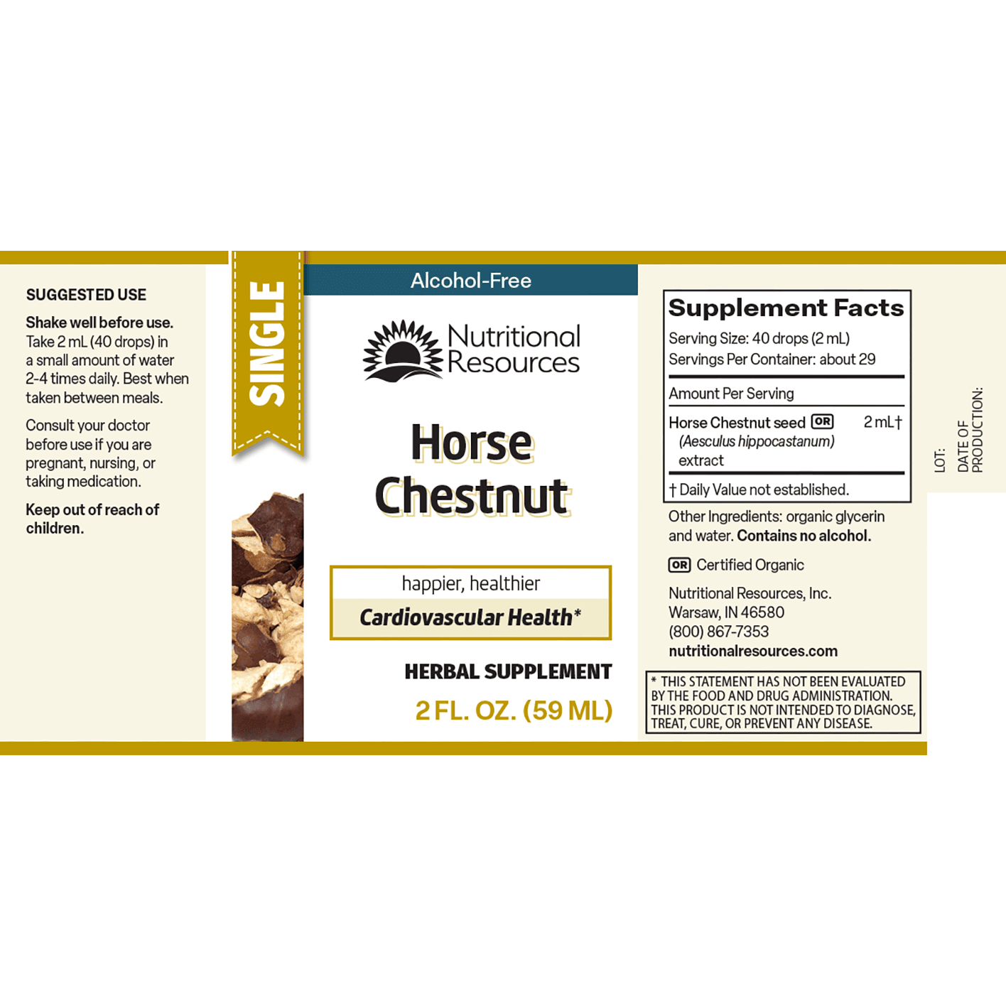 Horse Chestnut - Nutritional Resources