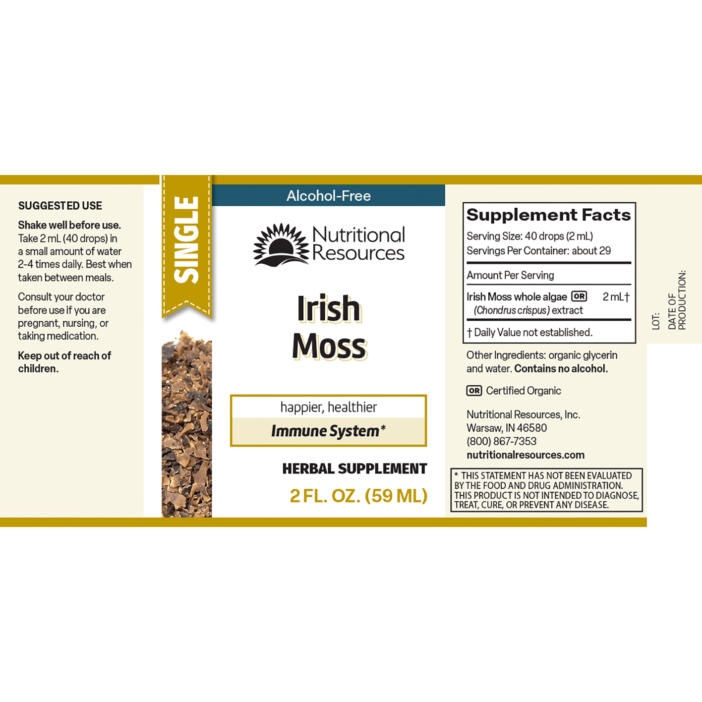 Irish Moss - Nutritional Resources