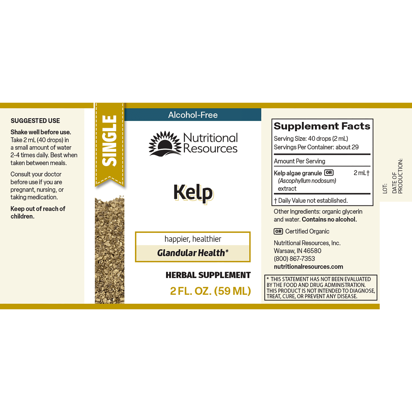 Kelp - Nutritional Resources