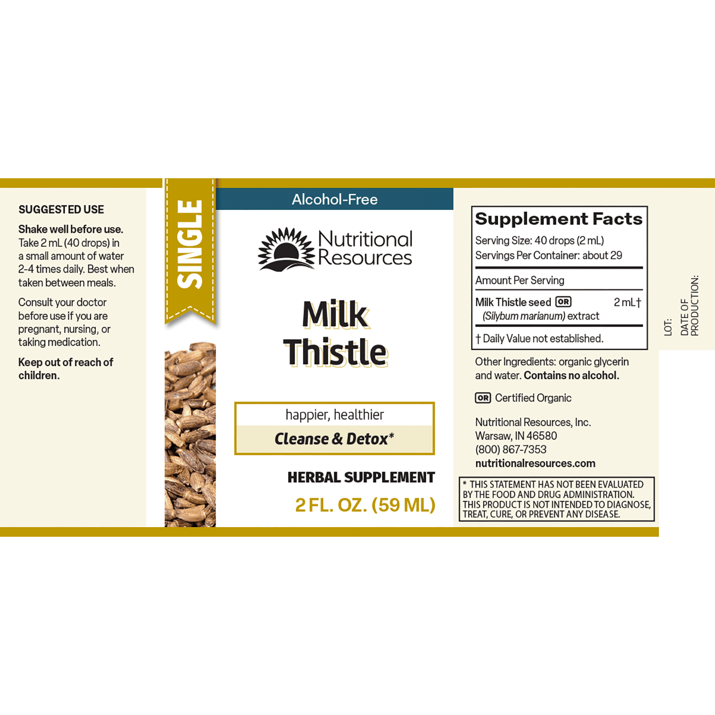 Milk Thistle - Nutritional Resources