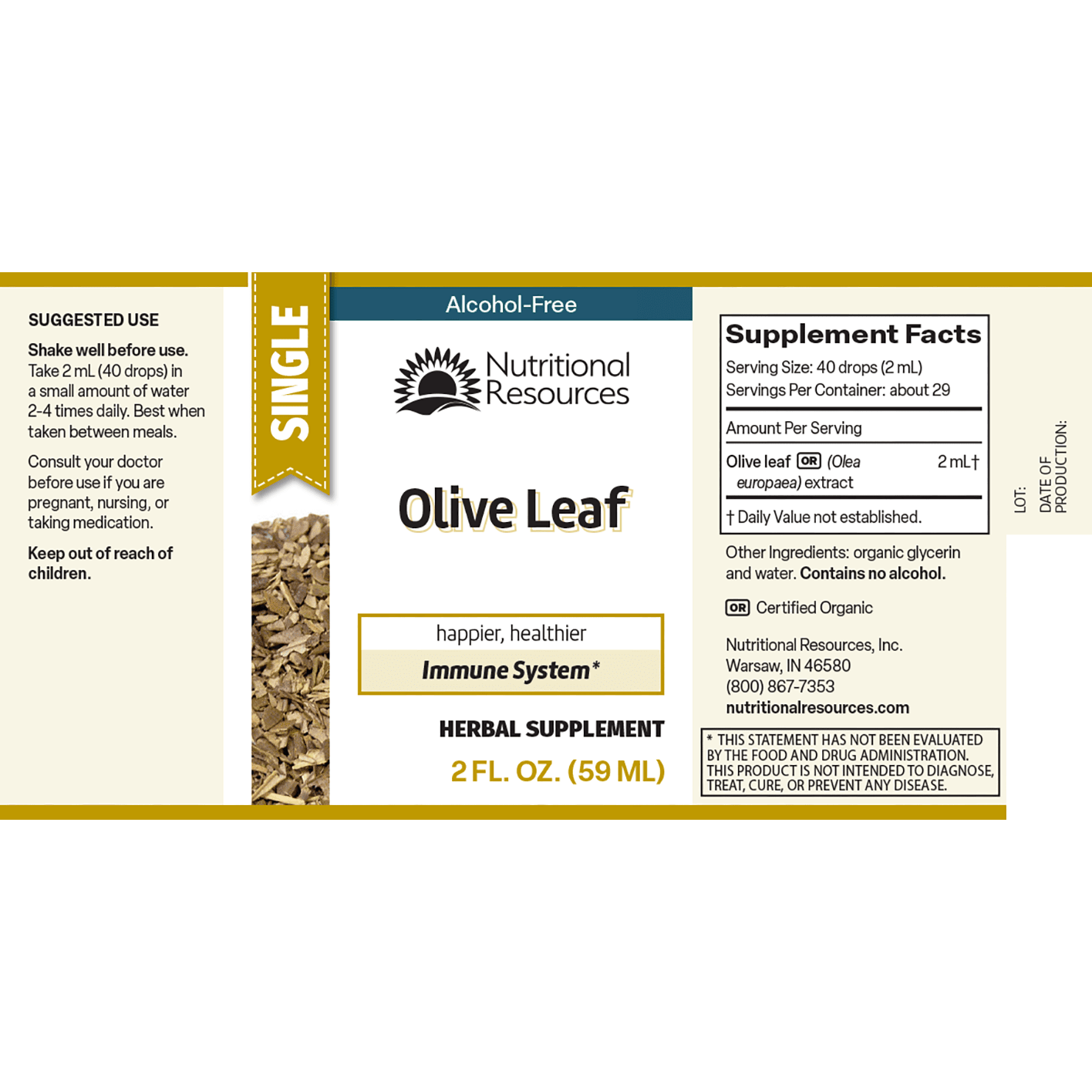 Olive Leaf - Nutritional Resources