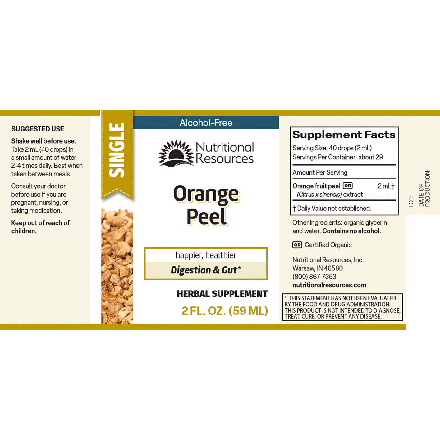 Orange Peel - Nutritional Resources