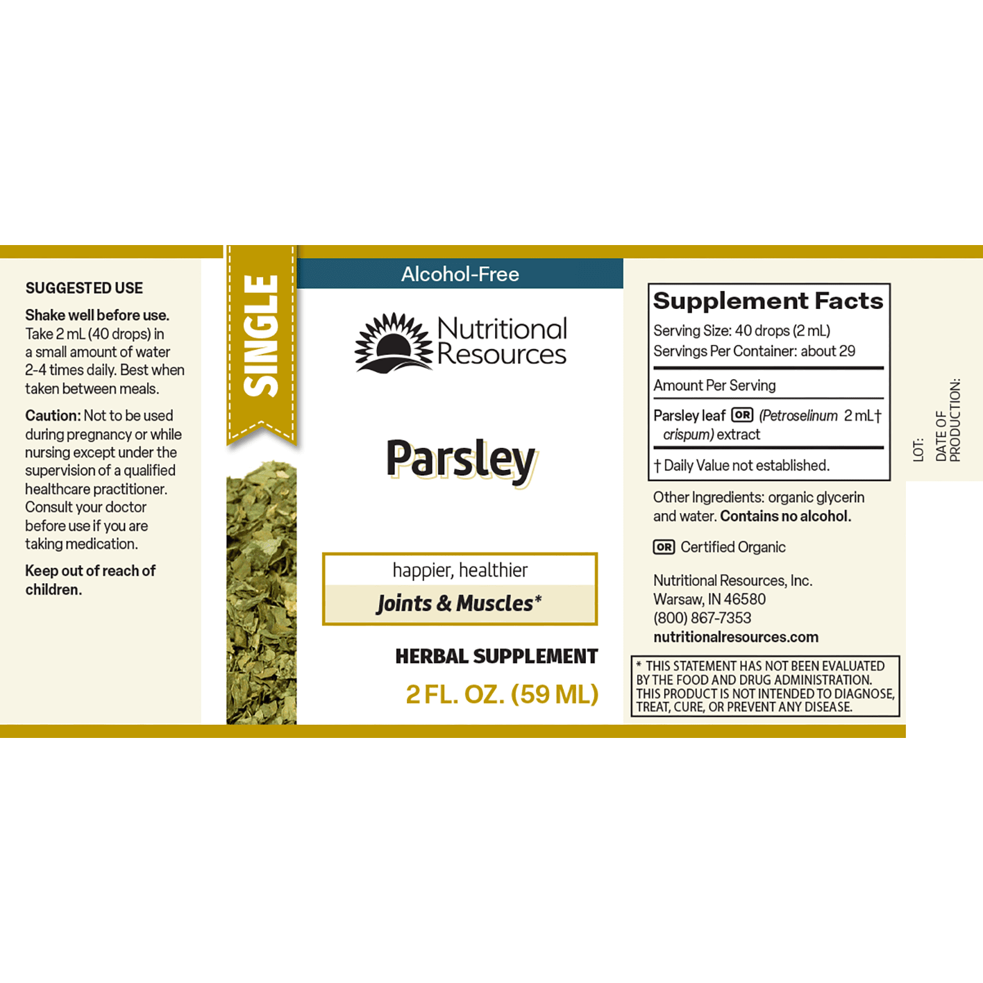 Parsley - Nutritional Resources