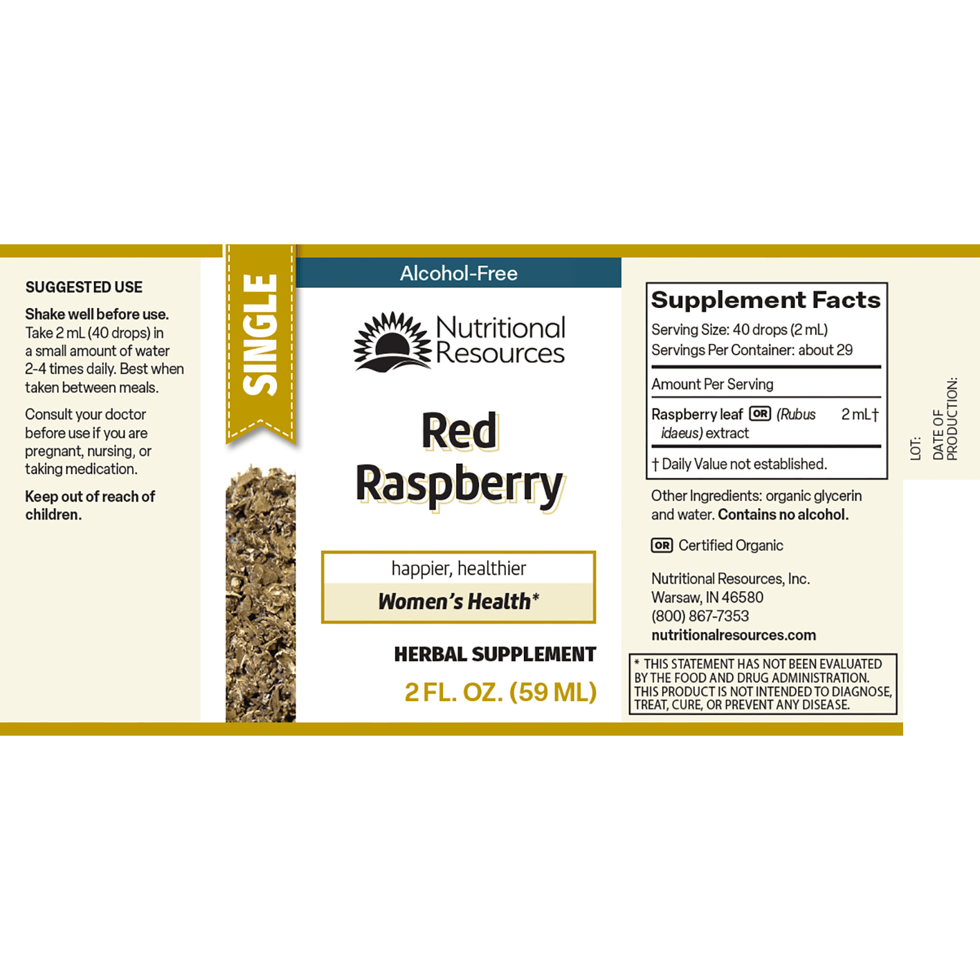 Red Raspberry - Nutritional Resources