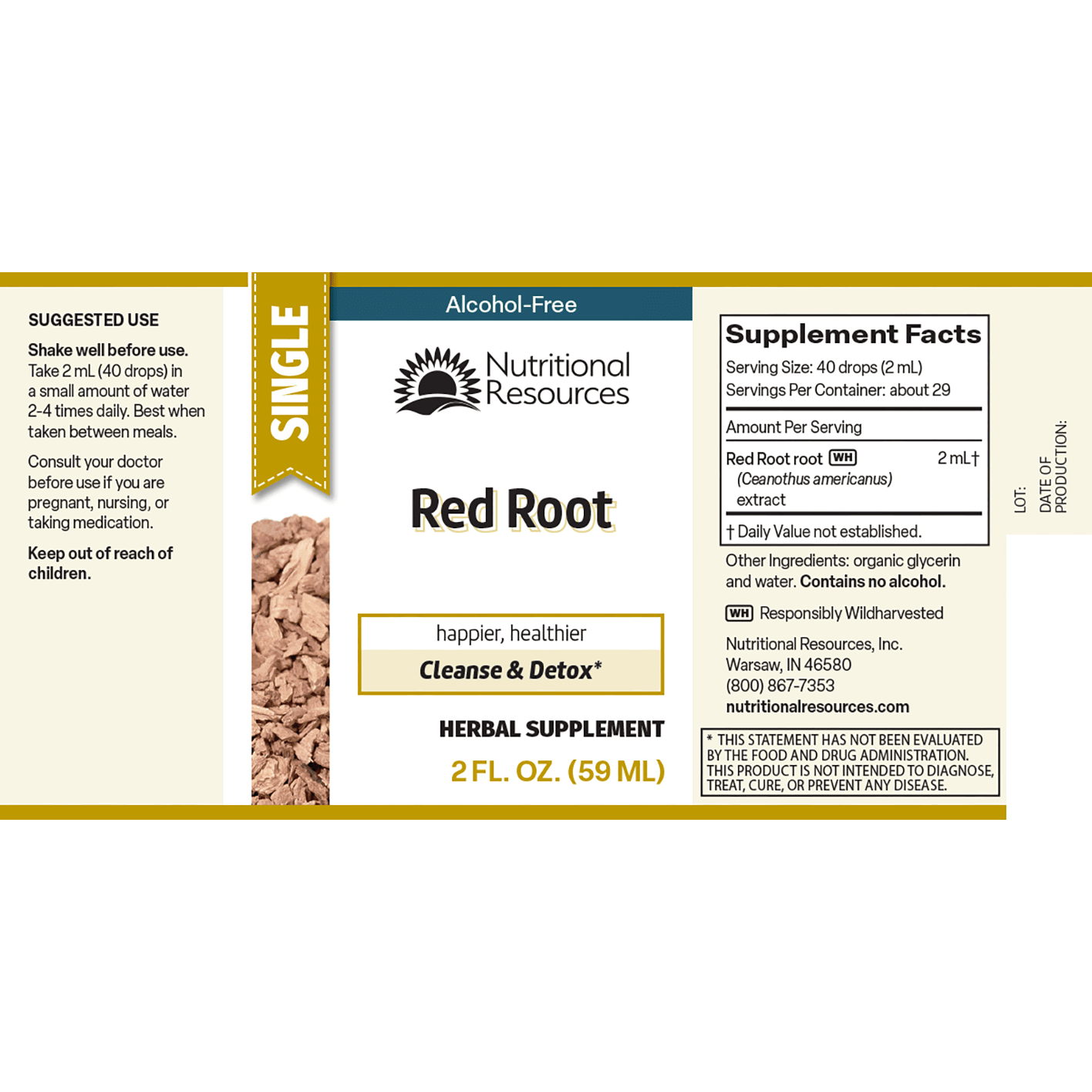 Red Root - Nutritional Resources
