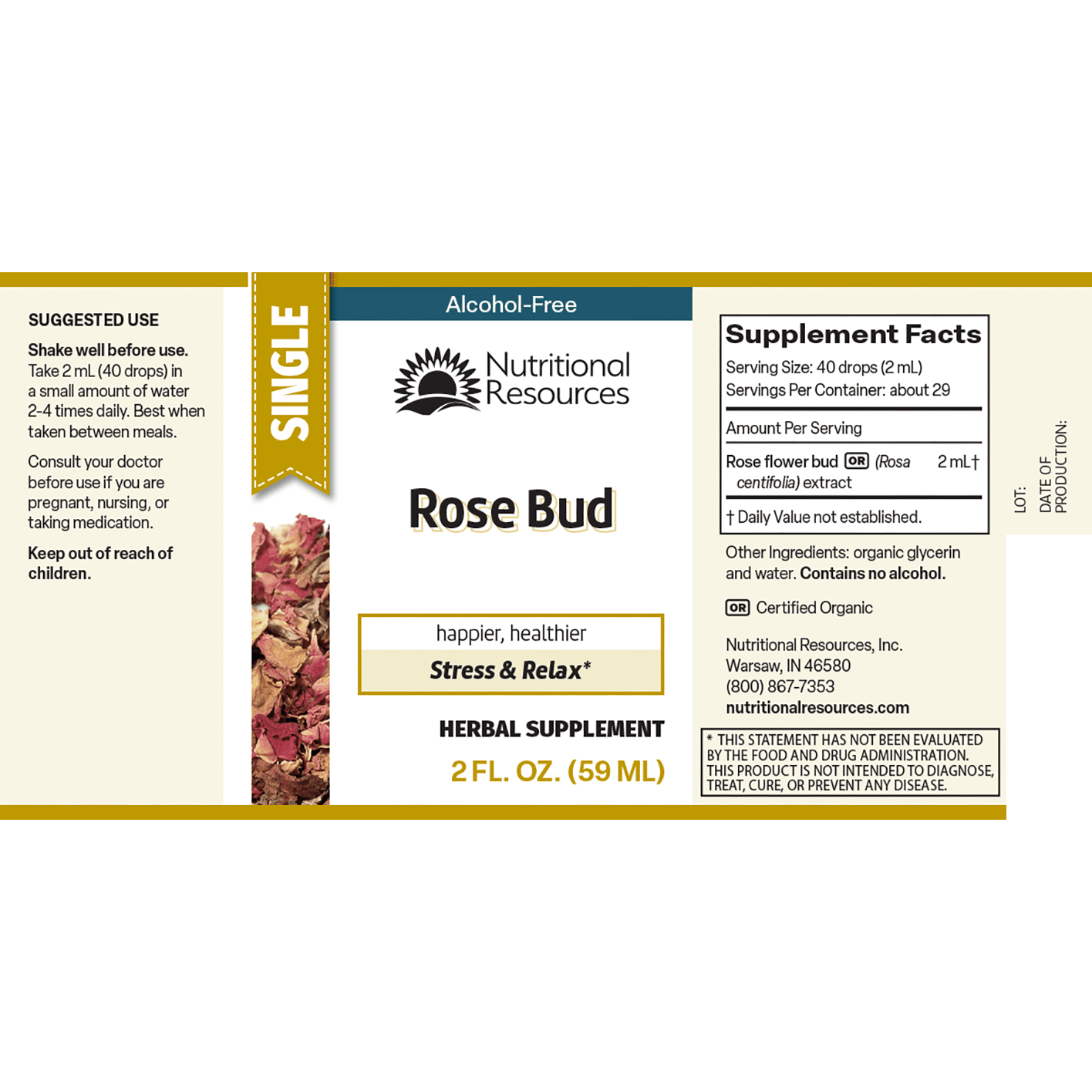 Rose Bud - Nutritional Resources