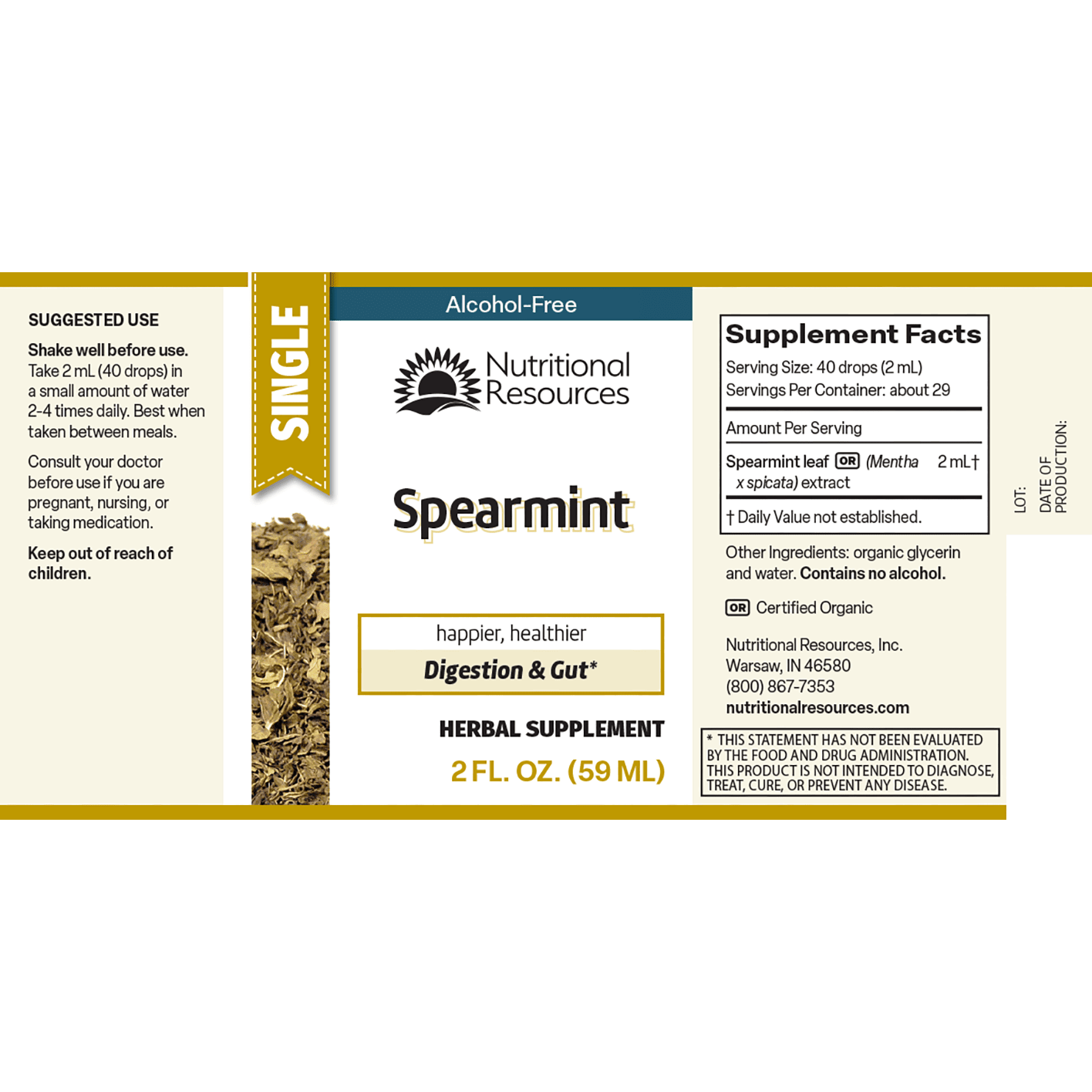 Spearmint - Nutritional Resources