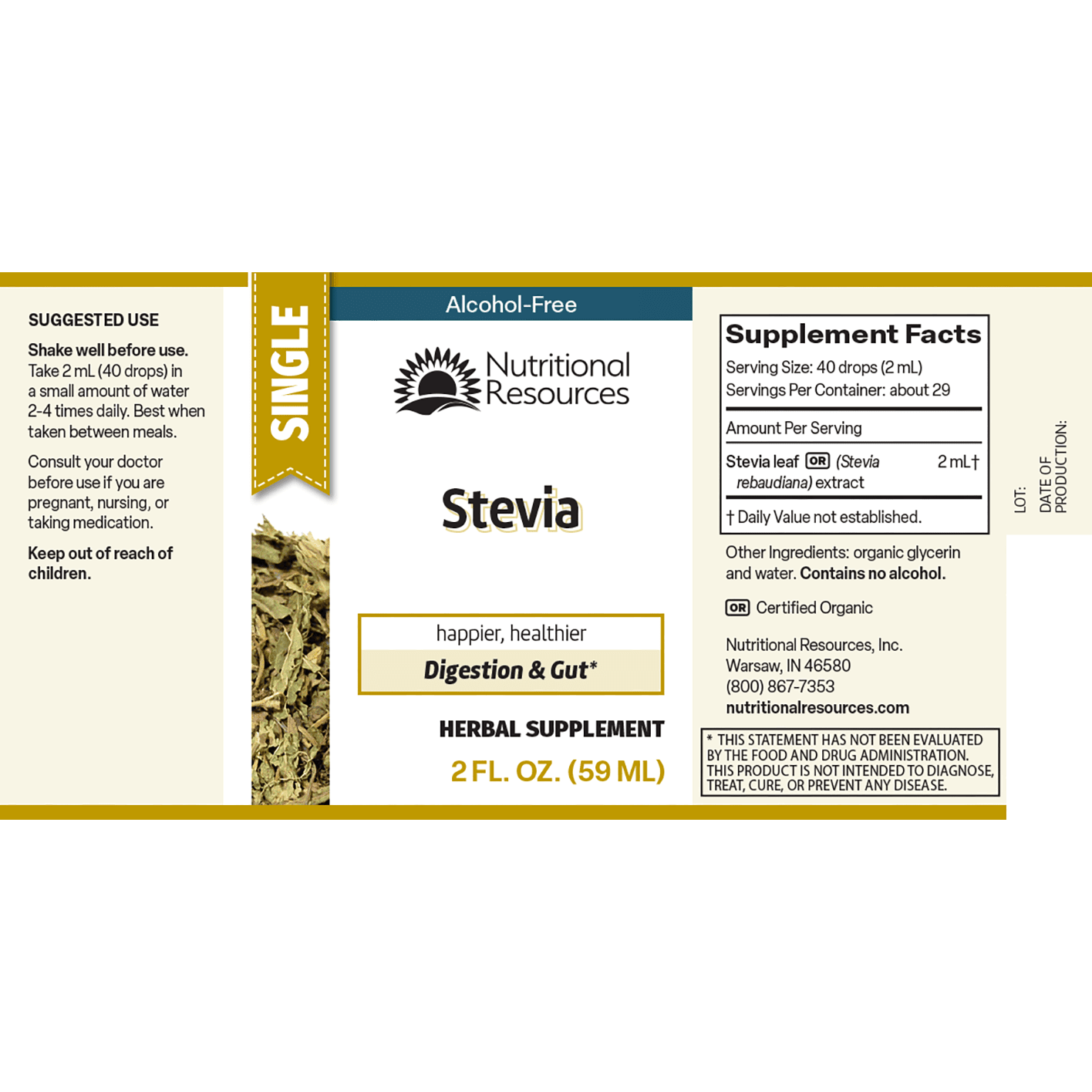 Stevia - Nutritional Resources