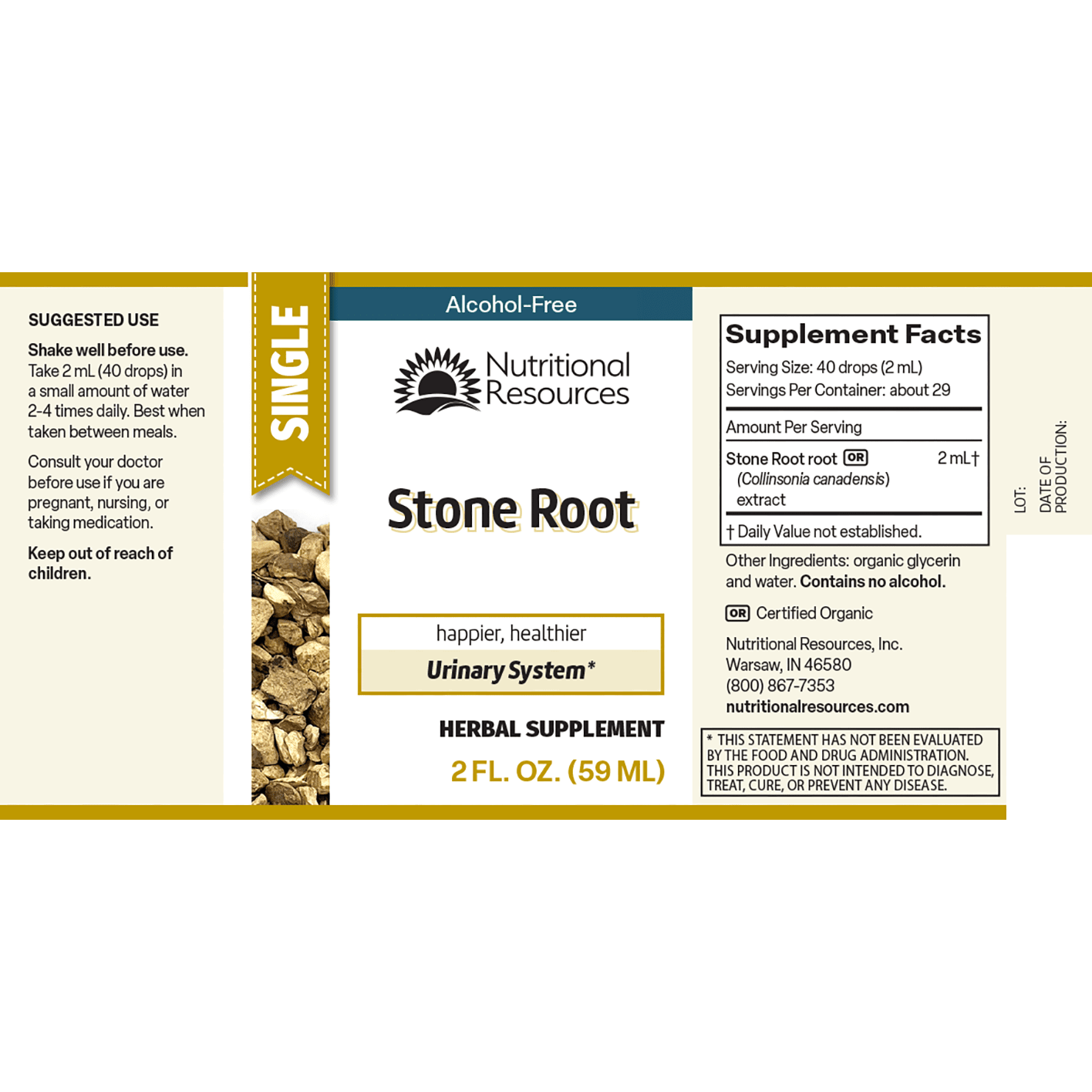 Stone Root - Nutritional Resources