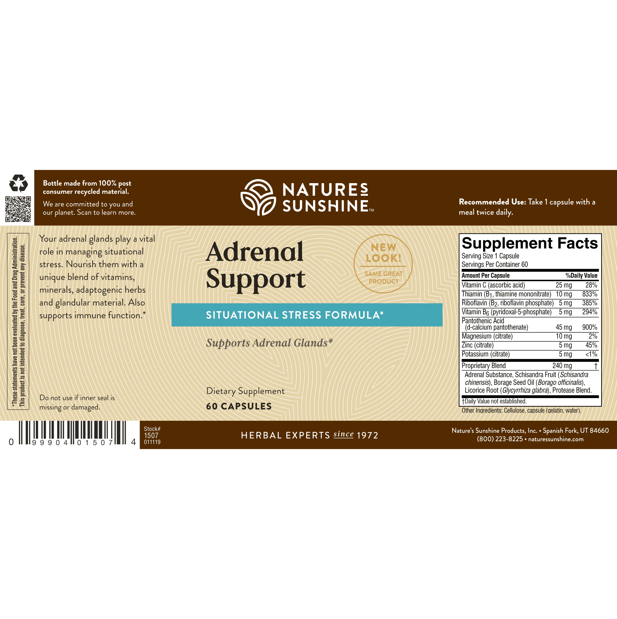 Adrenal Support - Nutritional Resources