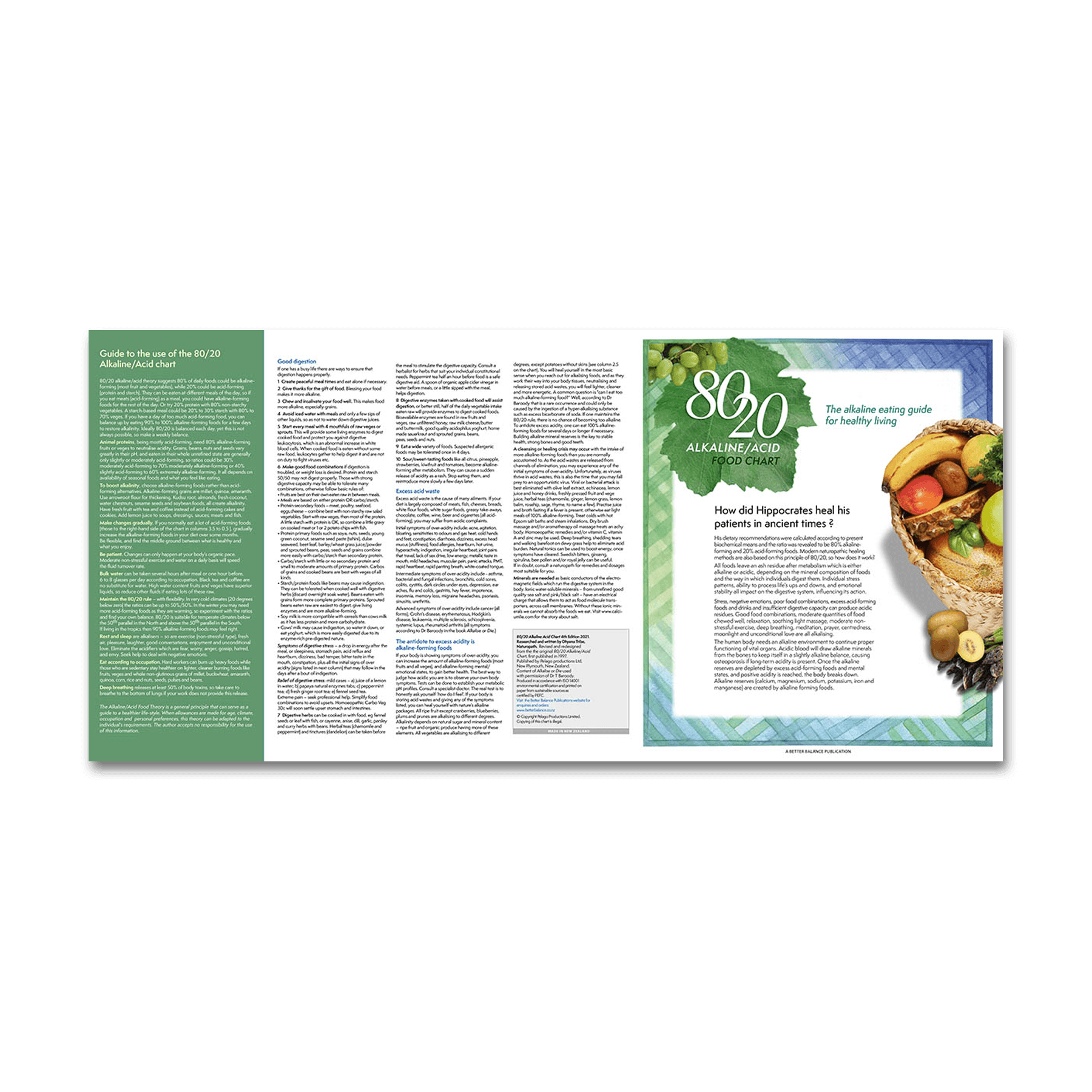 80/20 Alkaline/Acid Foods Chart