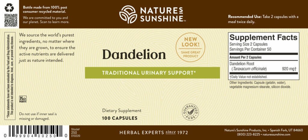 Dandelion - Nutritional Resources