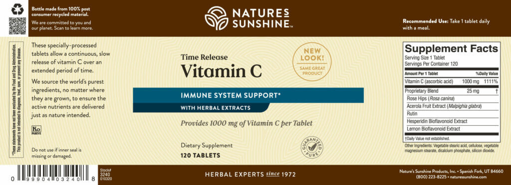 Vitamin C Time Release