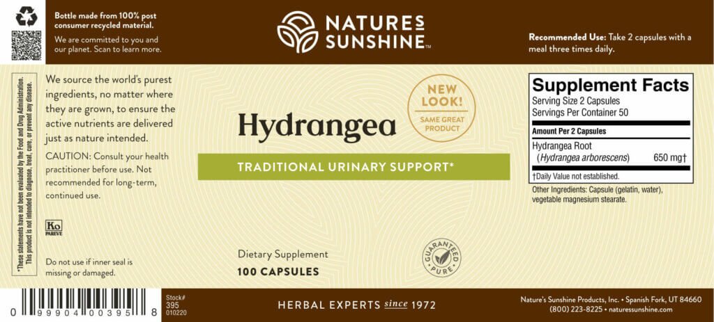 Hydrangea - Nutritional Resources