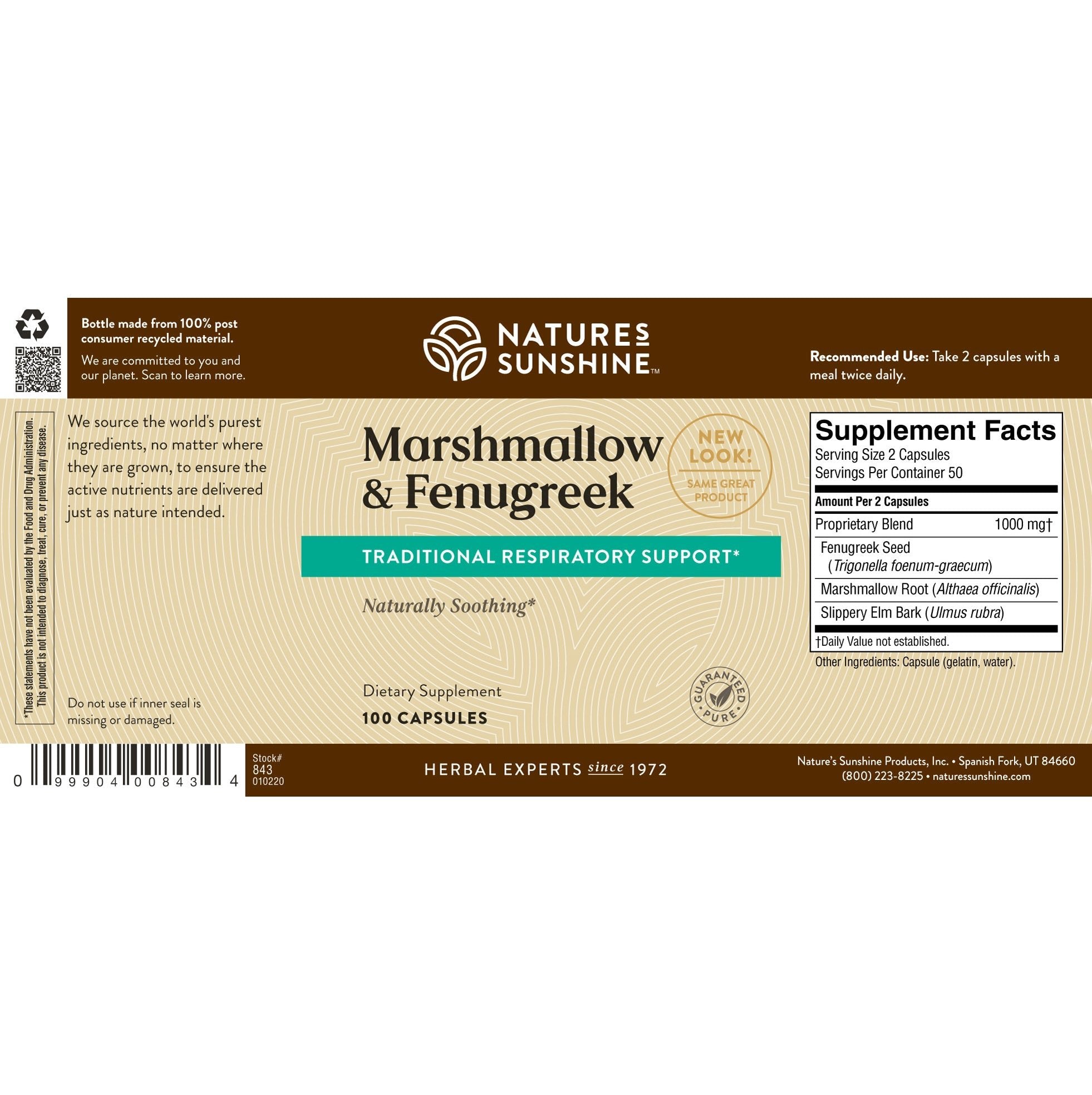 Marshmallow & Fenugreek - Nutritional Resources