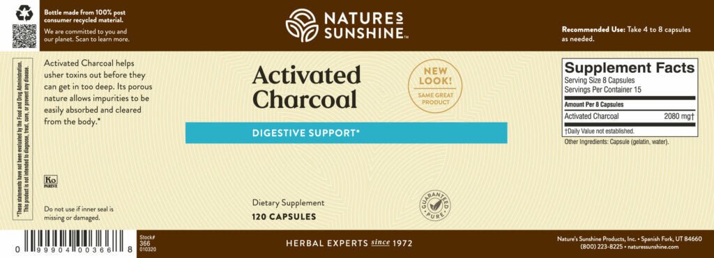 Charcoal (Activated) - Nutritional Resources