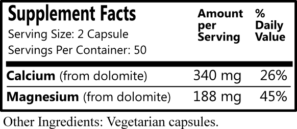 Dolomite | Nutritional Resources