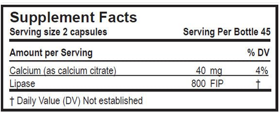 Lipase Enzyme - Nutritional Resources