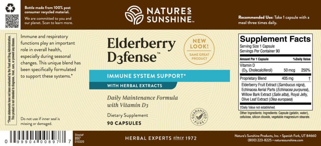Elderberry D3fense - Nutritional Resources