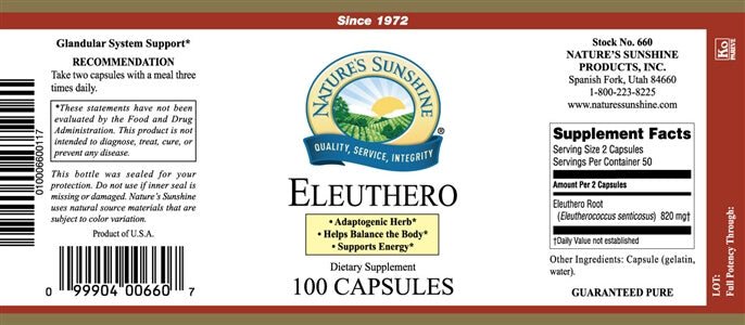 Eleuthero - Nutritional Resources