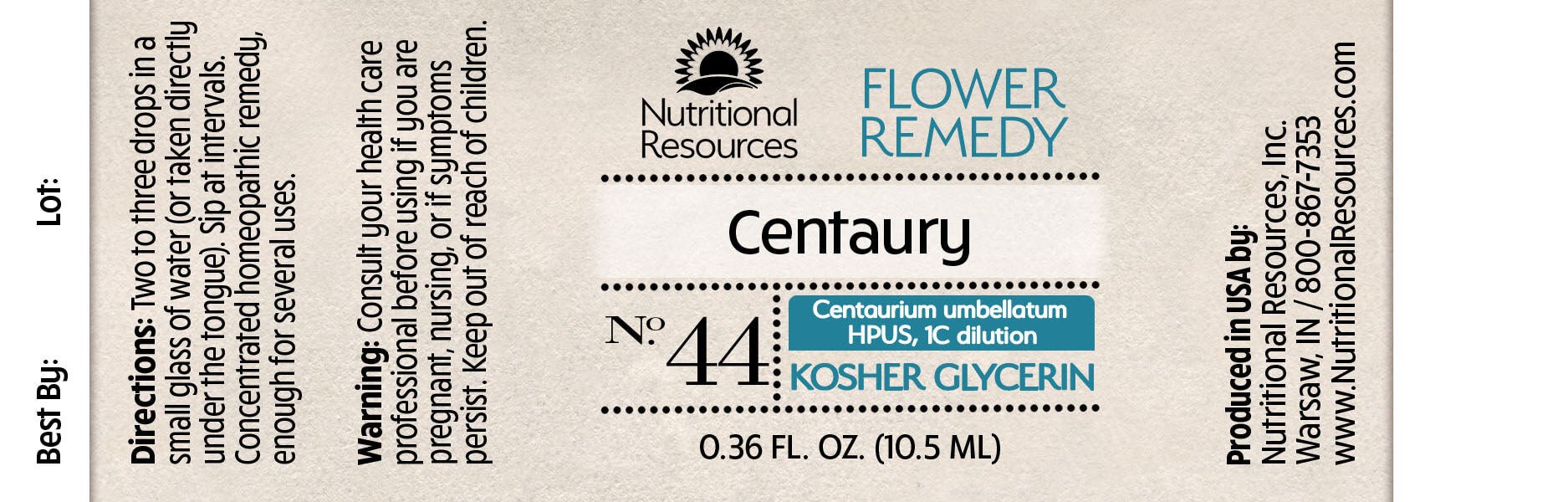 Centaury - Nutritional Resources