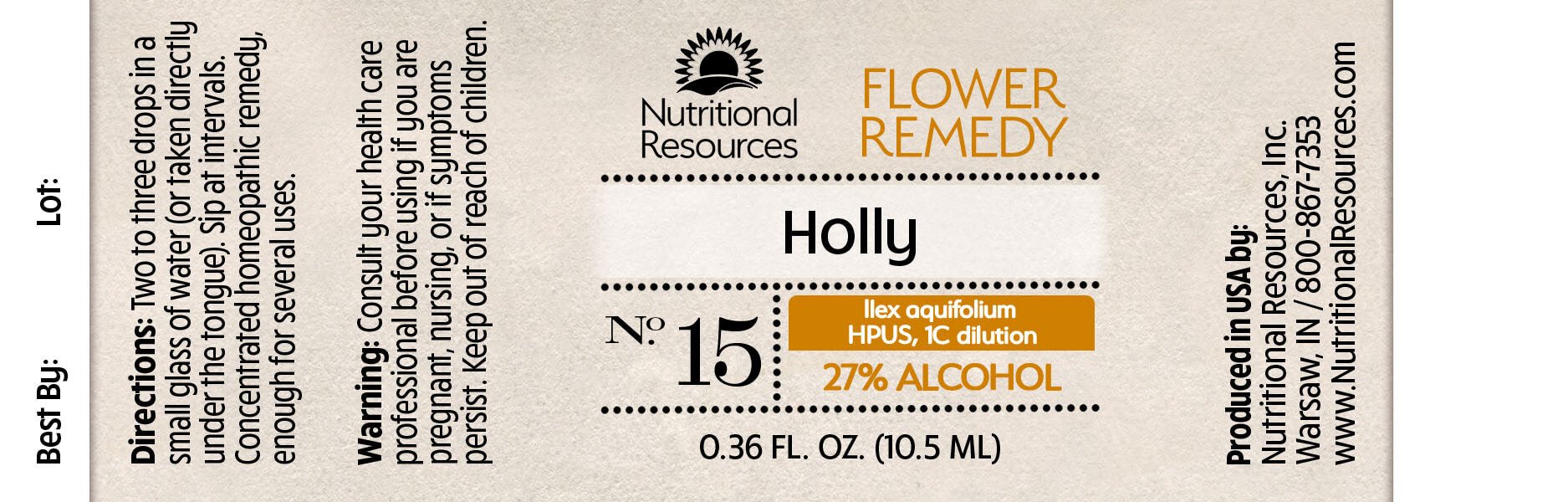 Holly - Nutritional Resources
