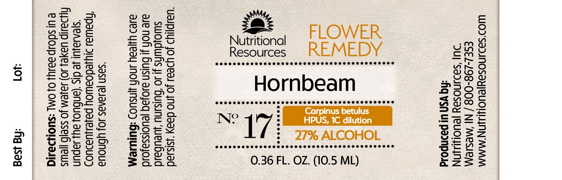 Hornbeam - Nutritional Resources