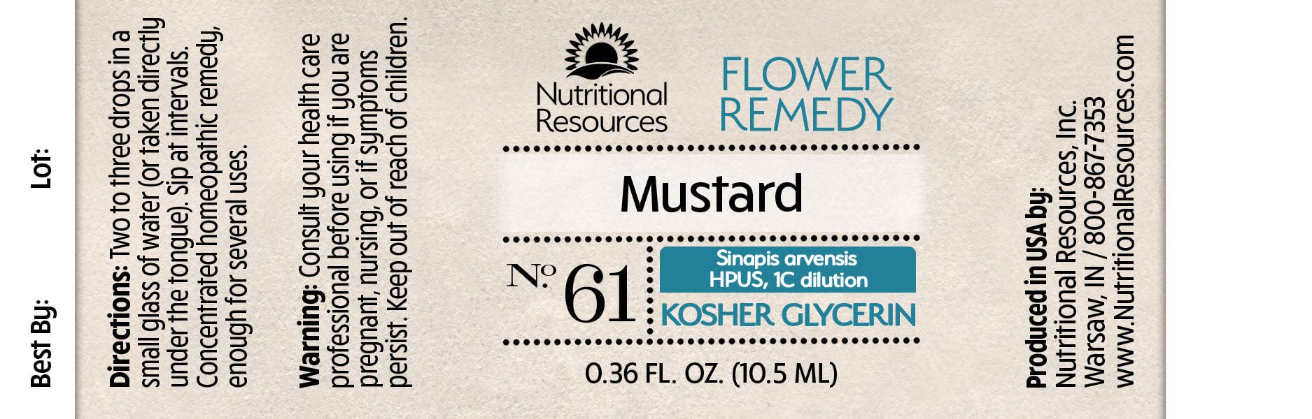 Mustard - Nutritional Resources