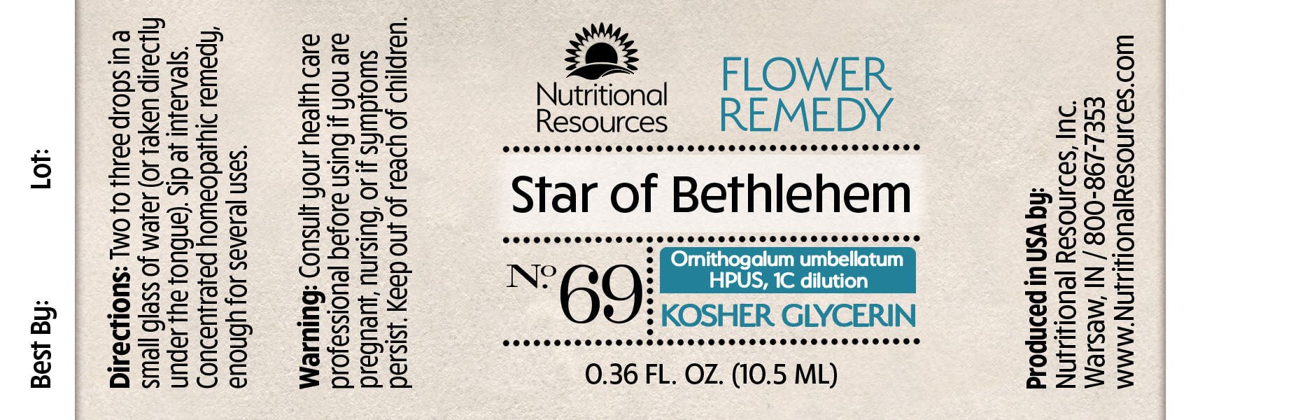 Star of Bethlehem - Nutritional Resources